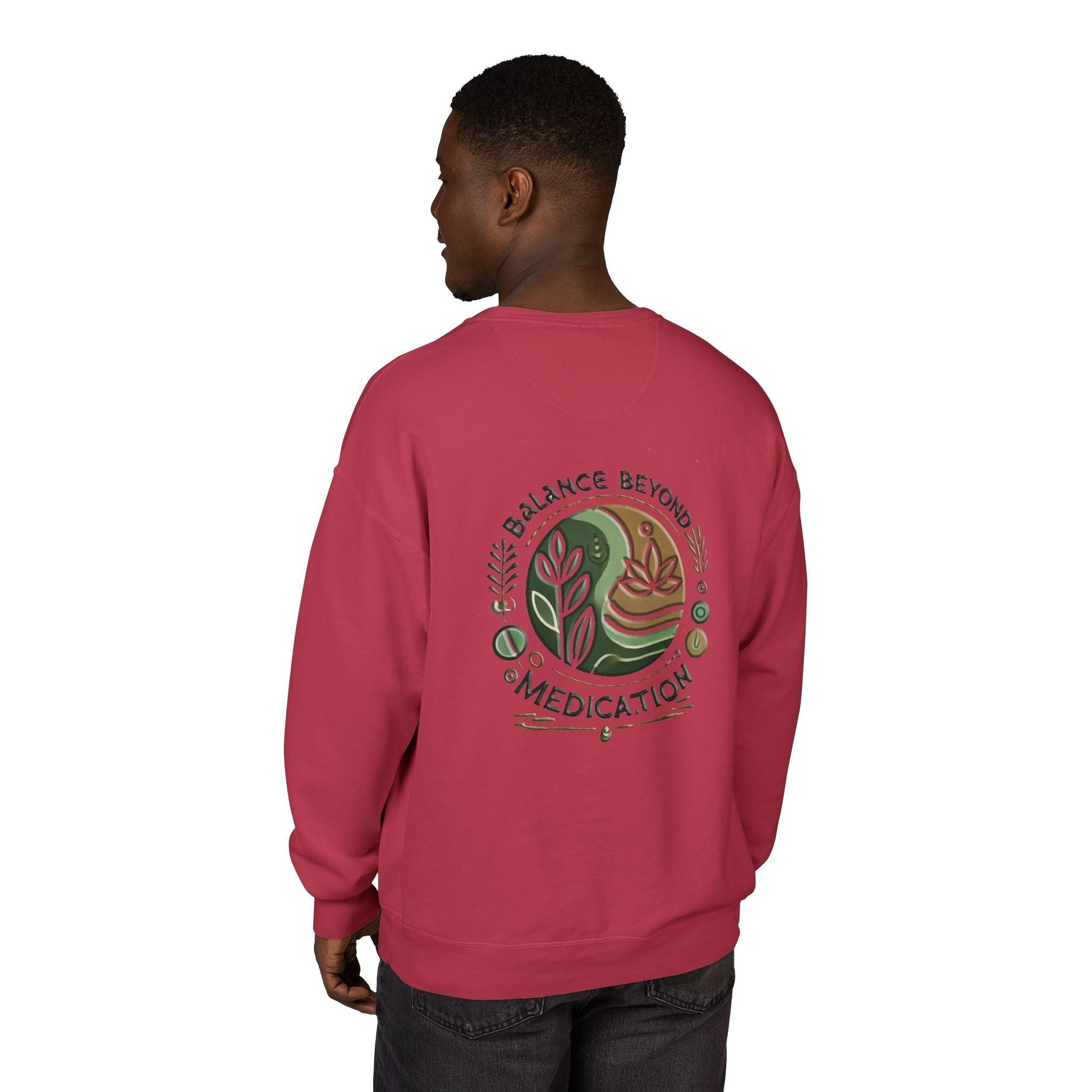 Unisex ComfortWash Garment Dyed - Crewneck Balance Beyond Medication