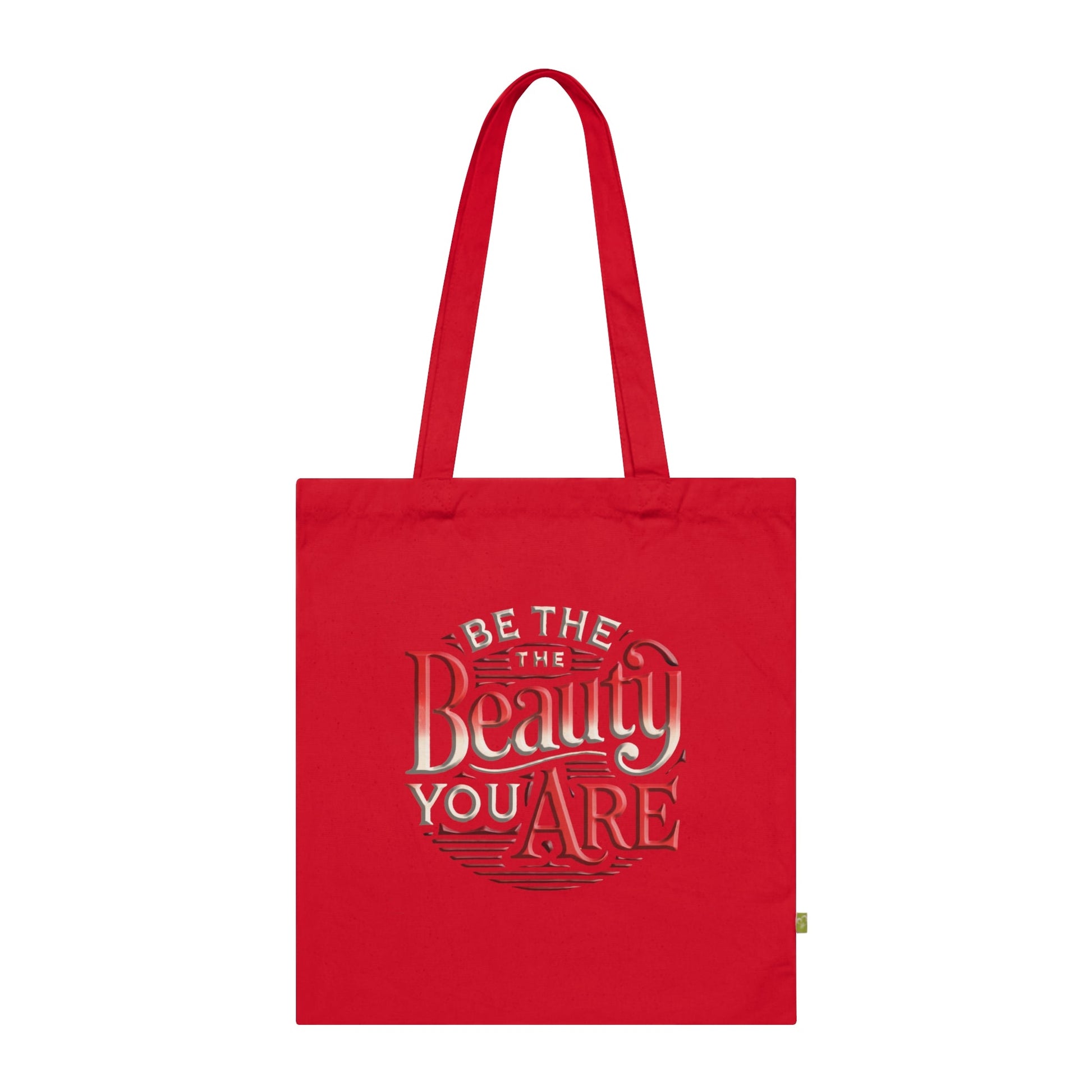 Stylish Organic Cotton Tote Bag –Be the Beauty  Eco-Friendly