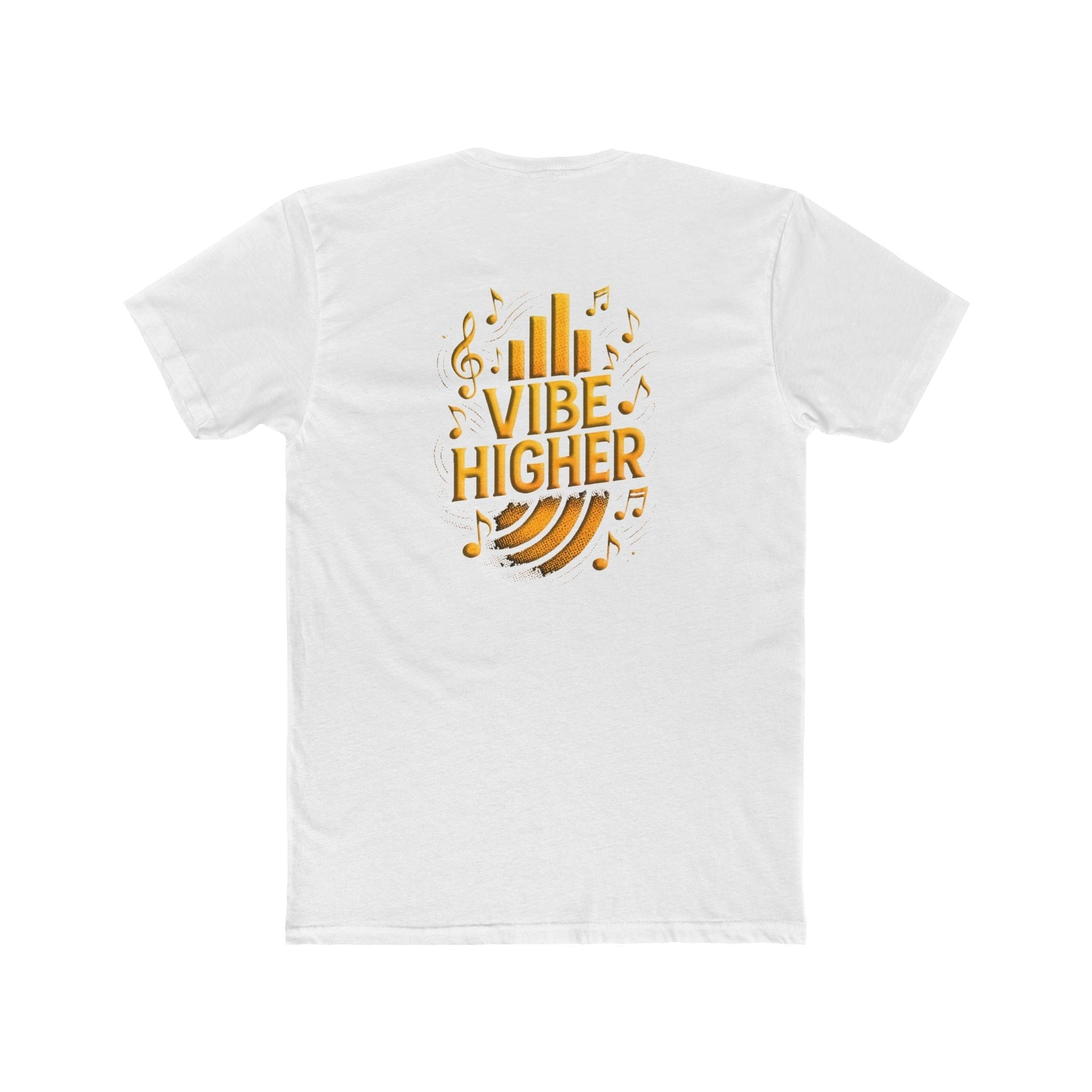 Vibe Higher Crew T-Shirt - Everyday Casual Wear, Unisex Cotton Shirt