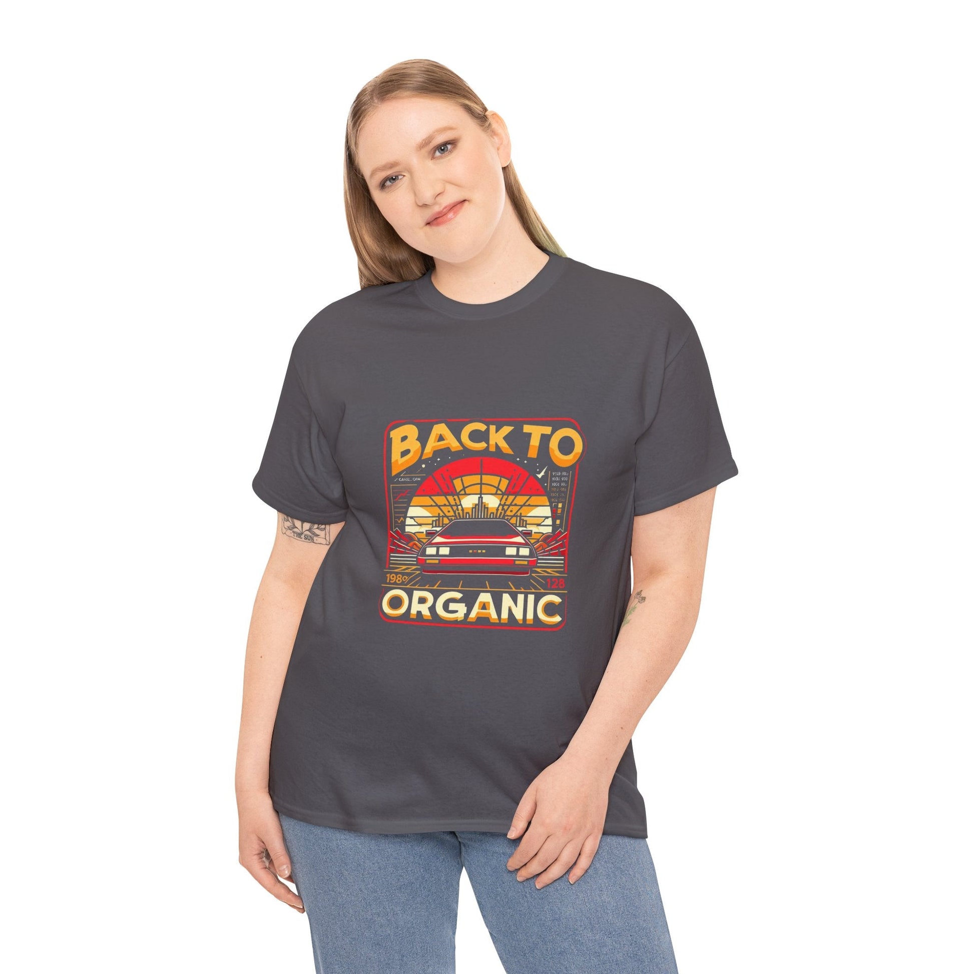 Unisex Heavy Cotton T-shirt - Classic Comfort, Style Back to Organic