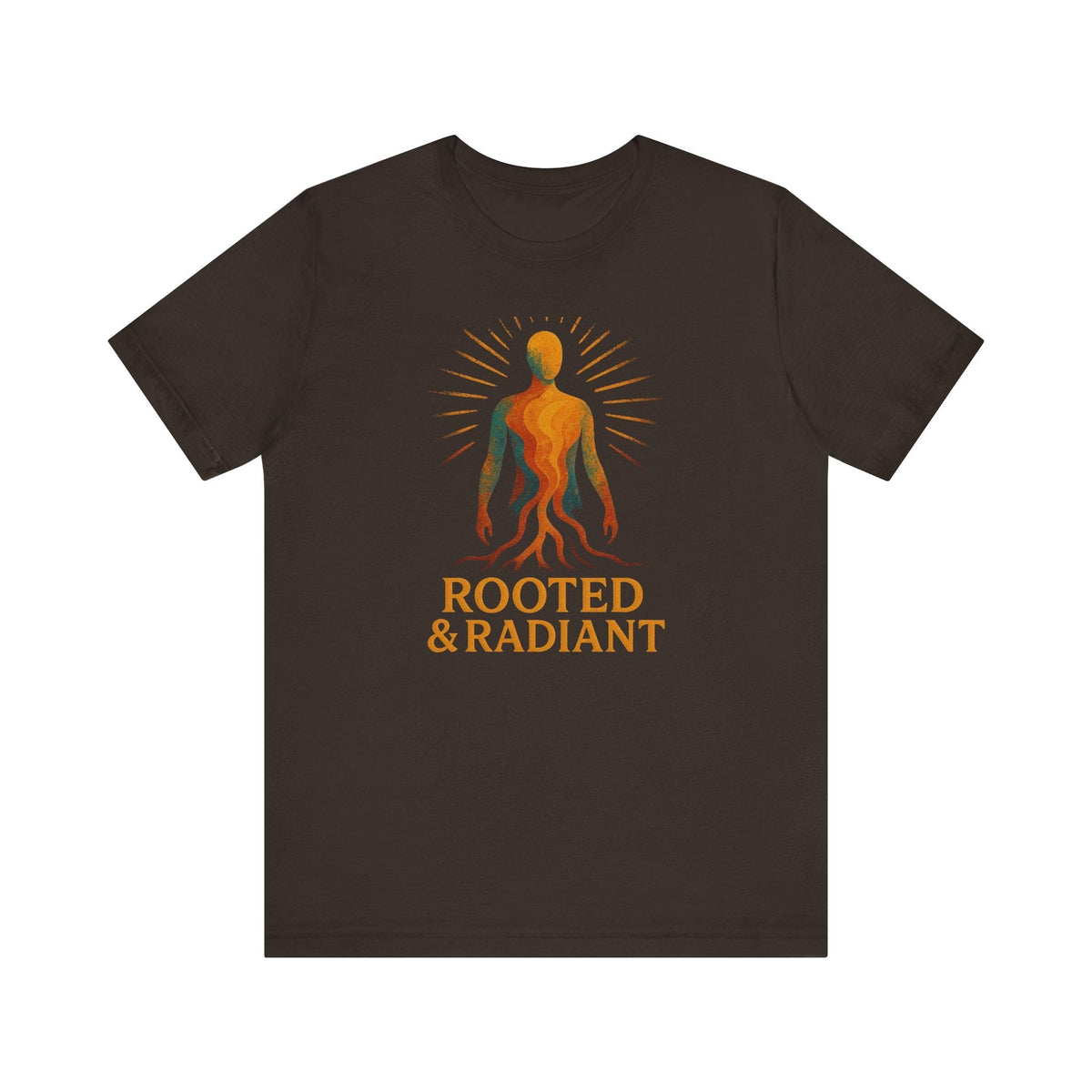 Rooted and Radiant T-shirt | Nature-Inspired Unisex Short Sleeve Tee