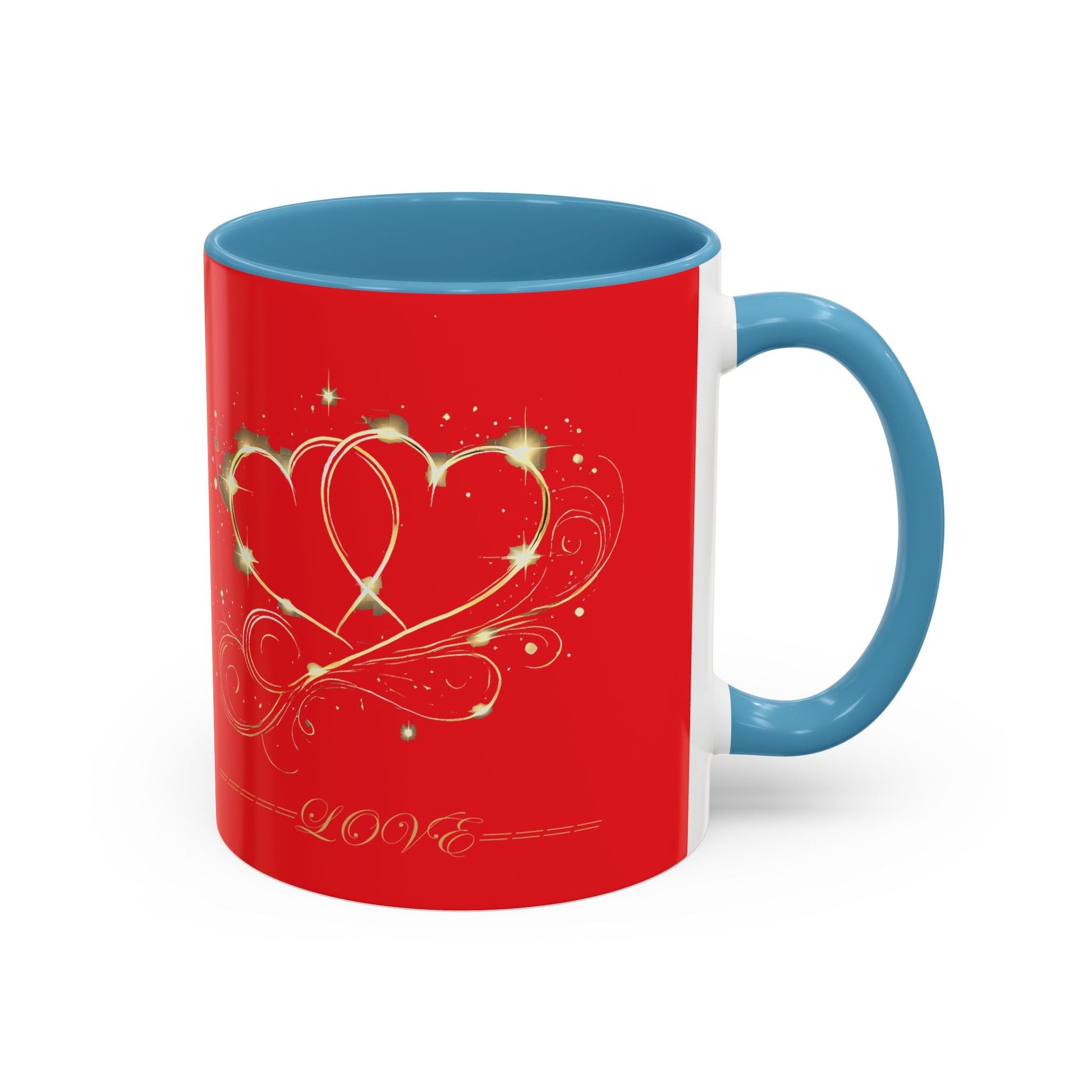 Accent Coffee Mug - (11, 15oz) Valentine Mug Special Bold Color