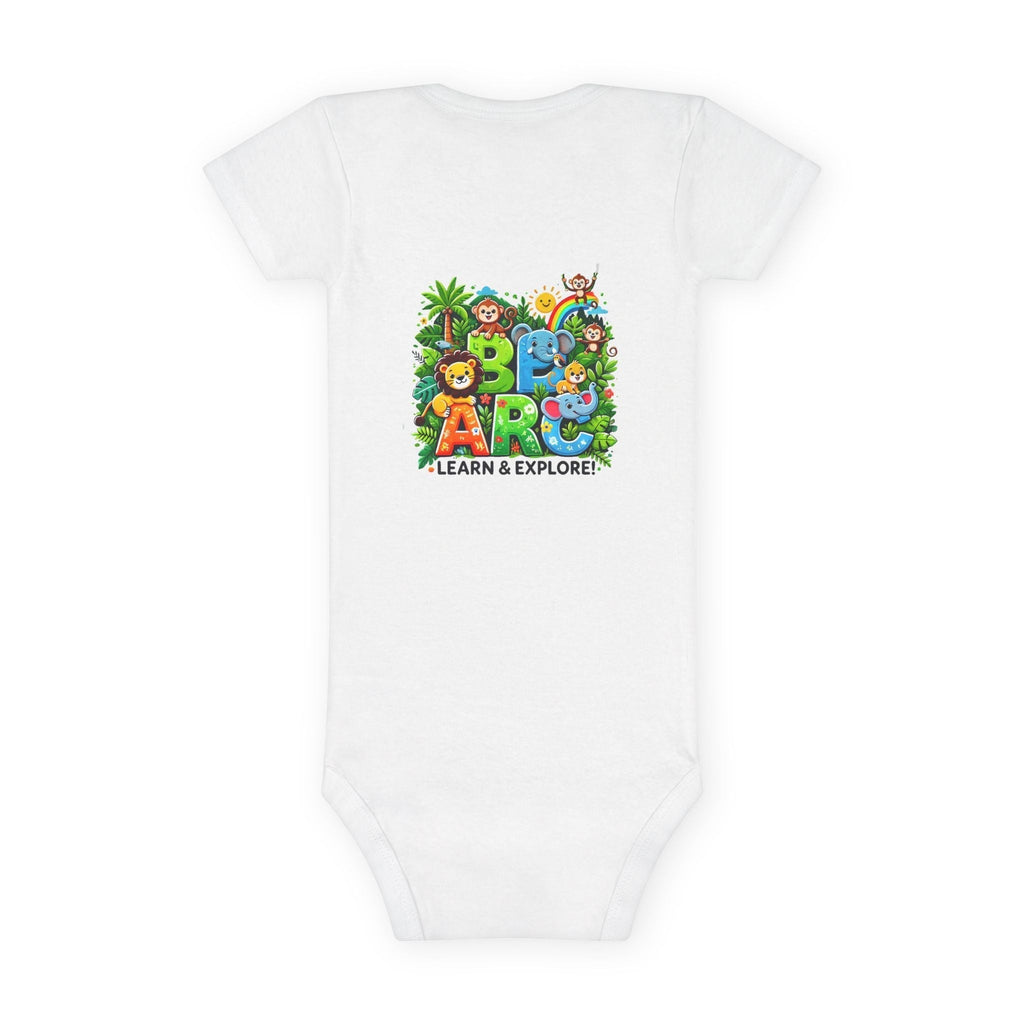 Baby Short Sleeve Onesie - Learn and Explore - Comfort for Little Ones
