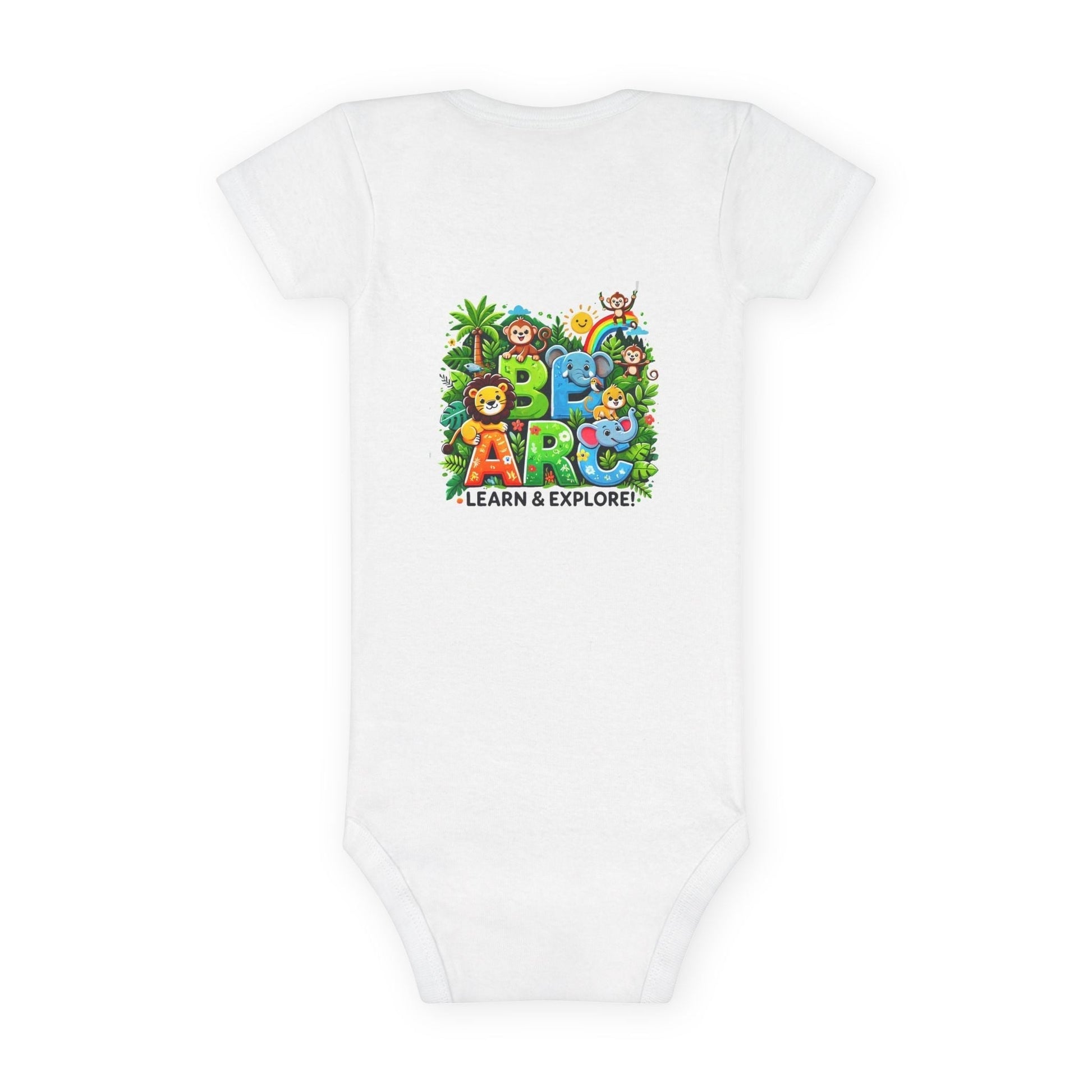Baby Short Sleeve Onesie - Learn and Explore - Comfort for Little Ones