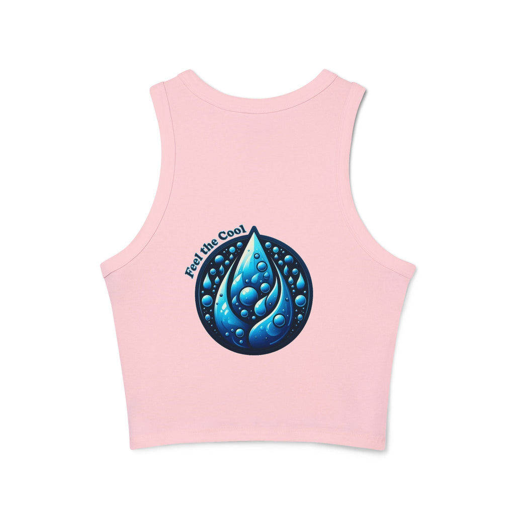 Womens Micro Rib Racer Tank Top