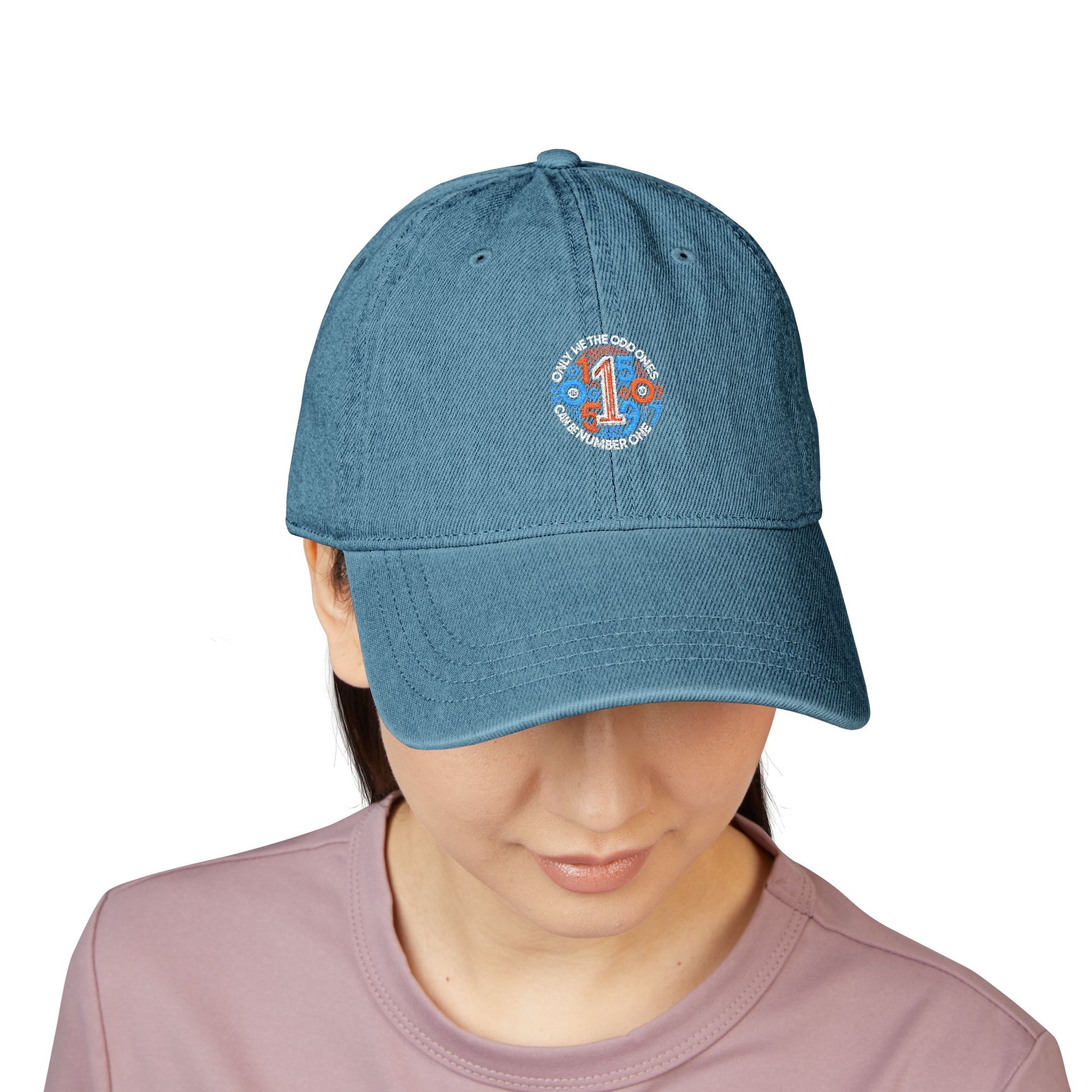 Unique Embroidered Denim Hat Only We The Odd Ones - Comfortable