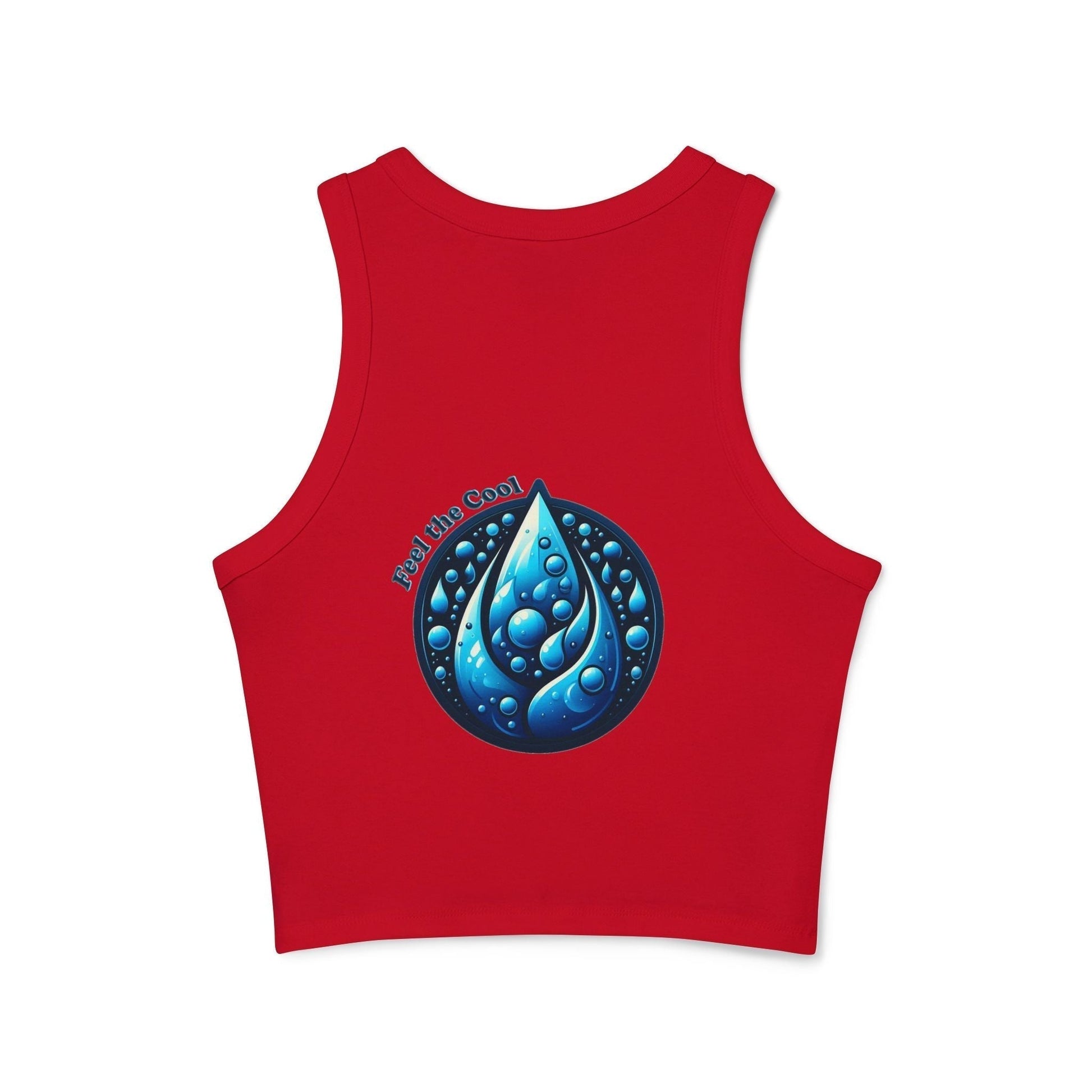 Womens Micro Rib Racer Tank Top