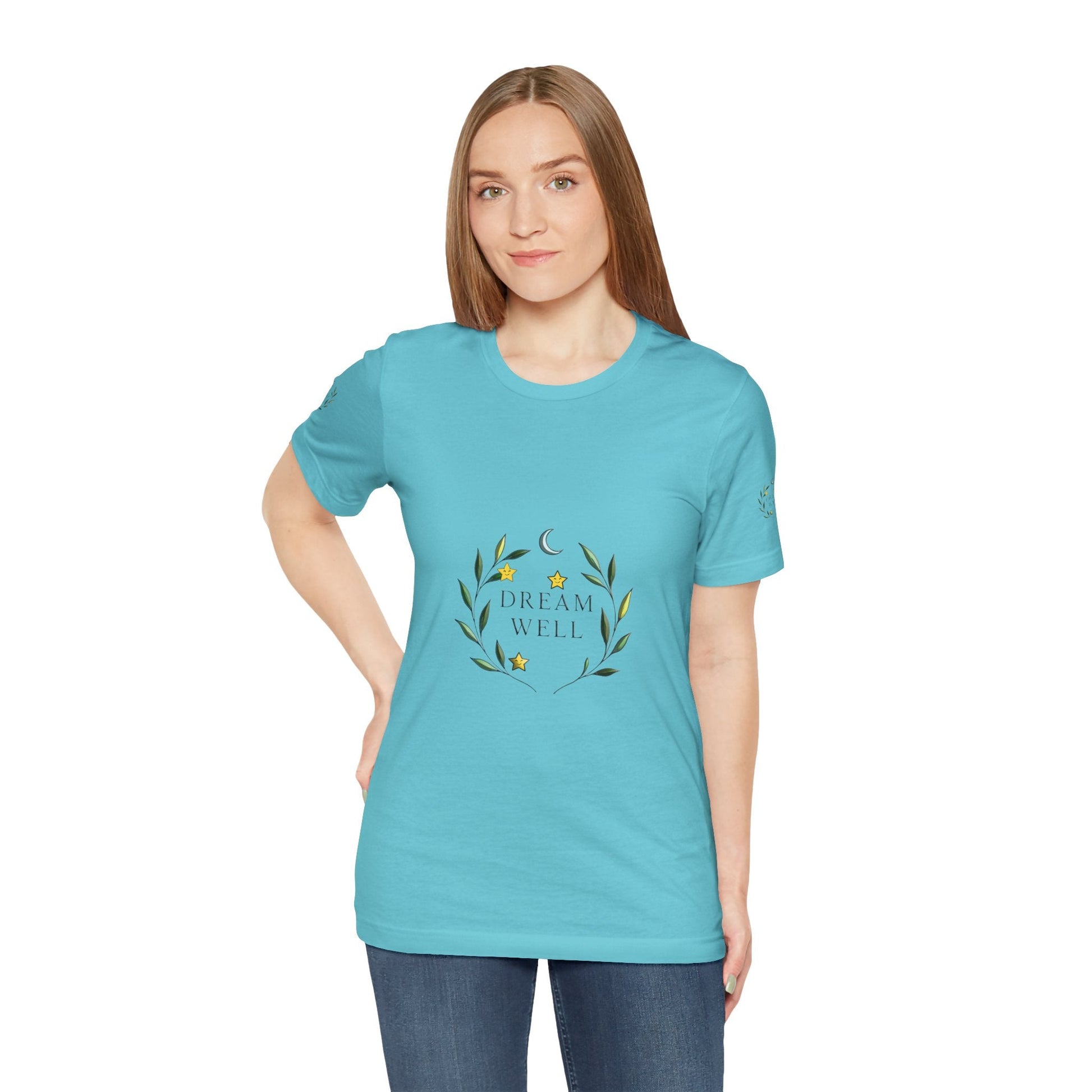 Dream Well Unisex Jersey T-shirt | Relaxed Fit, Care, or Relaxation