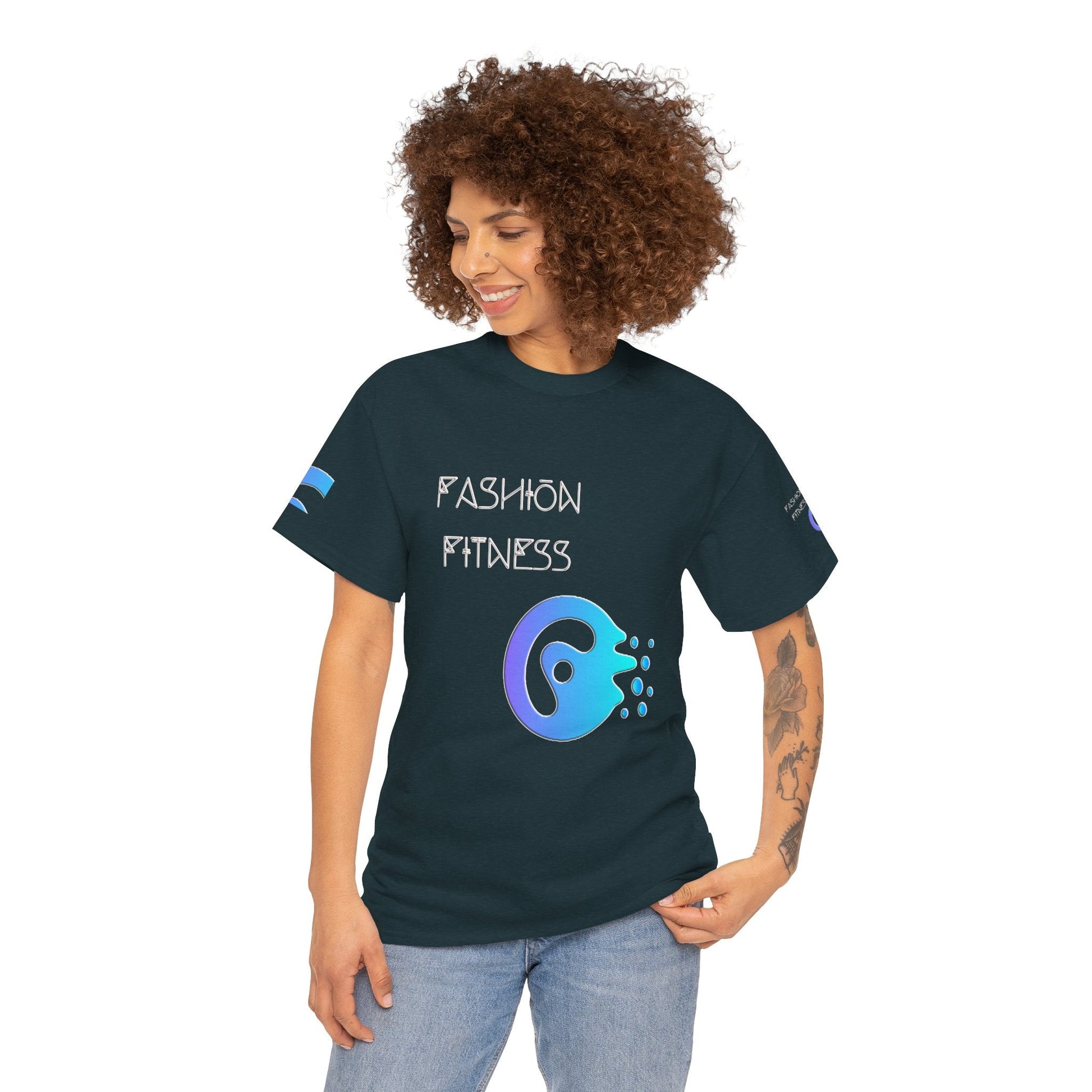 Unisex Heavy Cotton T-shirt  - Fashion Fitness Built for Everyday