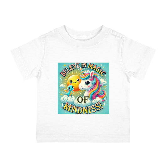 Infant Cotton Jersey Tee ' Believe in Magic of Kindness