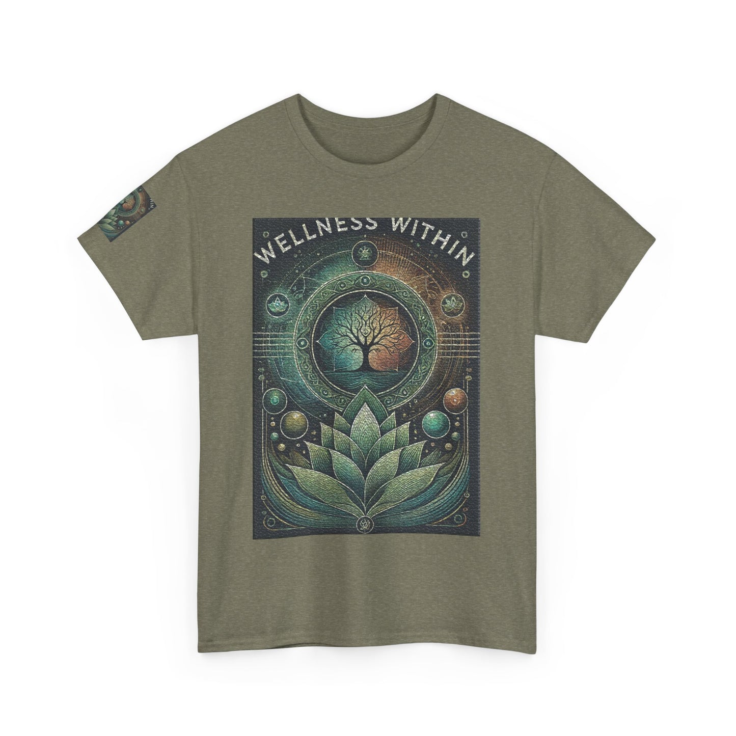 Unisex Heavy Cotton Tee " Wellness Within"