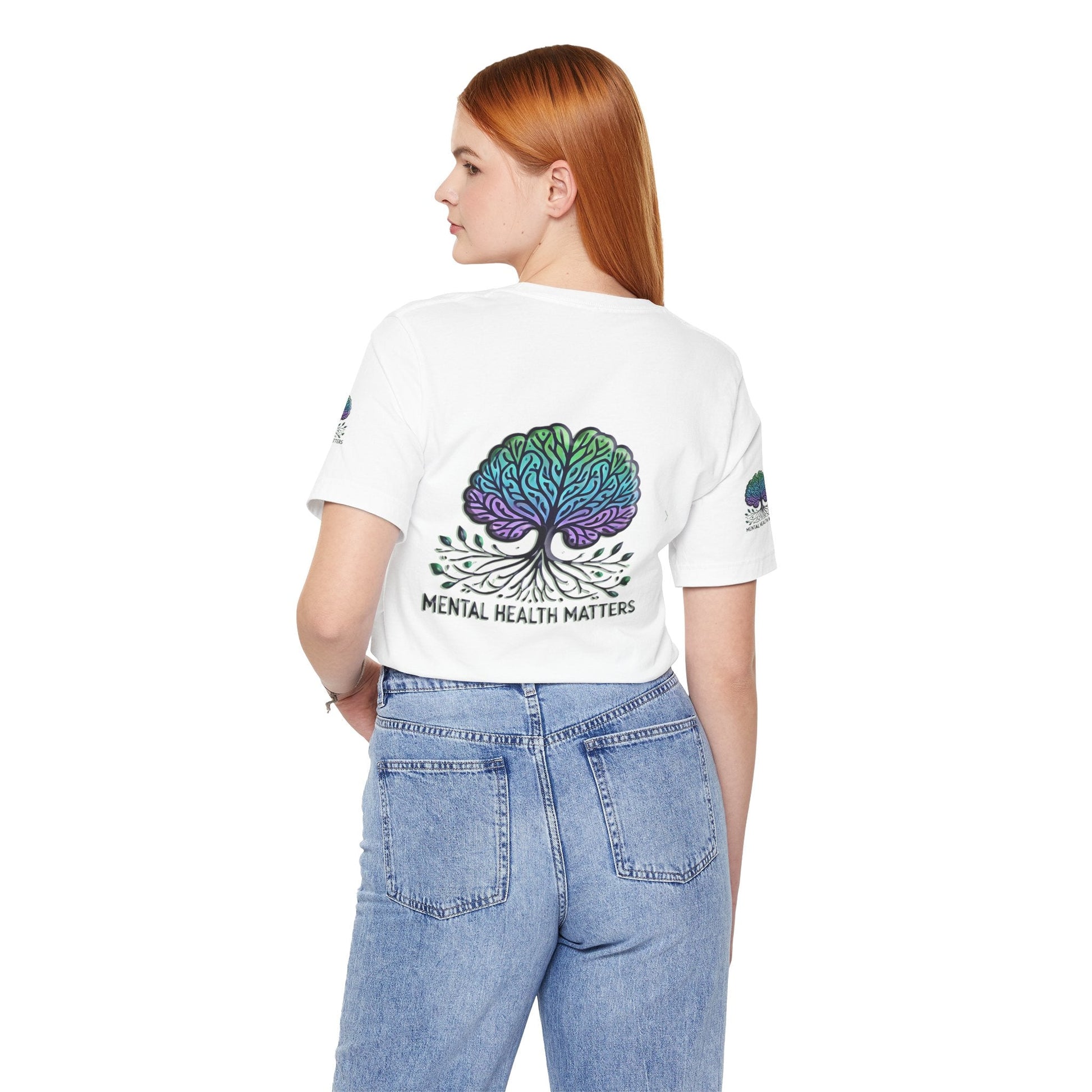 Unisex Jersey Short Sleeve T-shirt – Mental Health Matters Soft Comfy