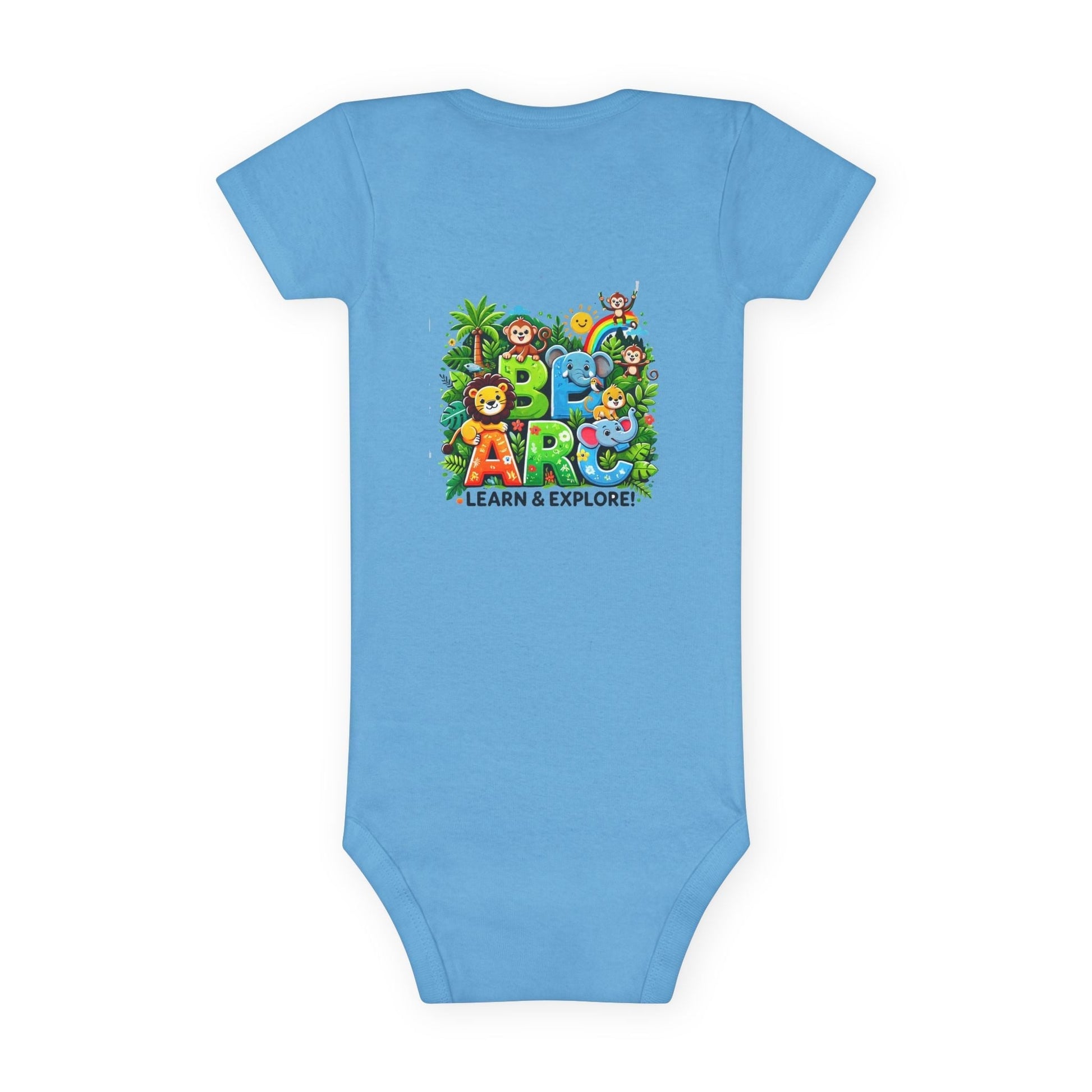 Baby Short Sleeve Onesie - Learn and Explore - Comfort for Little Ones