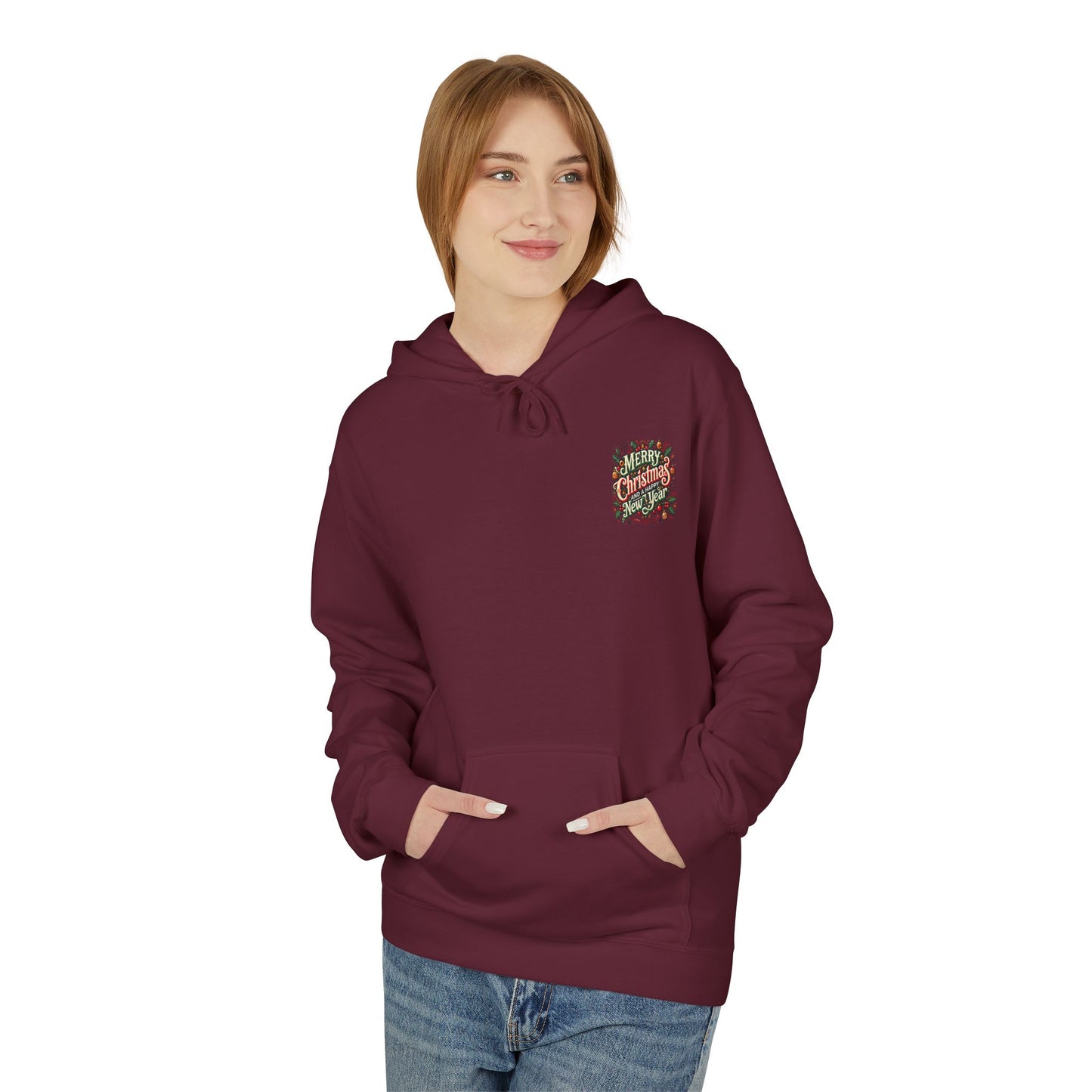 Unisex Midweight Softstyle Fleece Hoodie" Christmas "