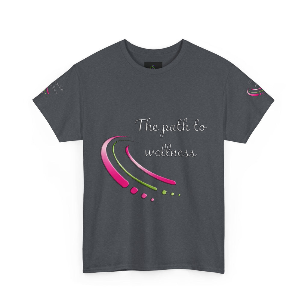 Unisex Welllness Heavy Cotton T-shirt - The Path To Wellness  Everyday