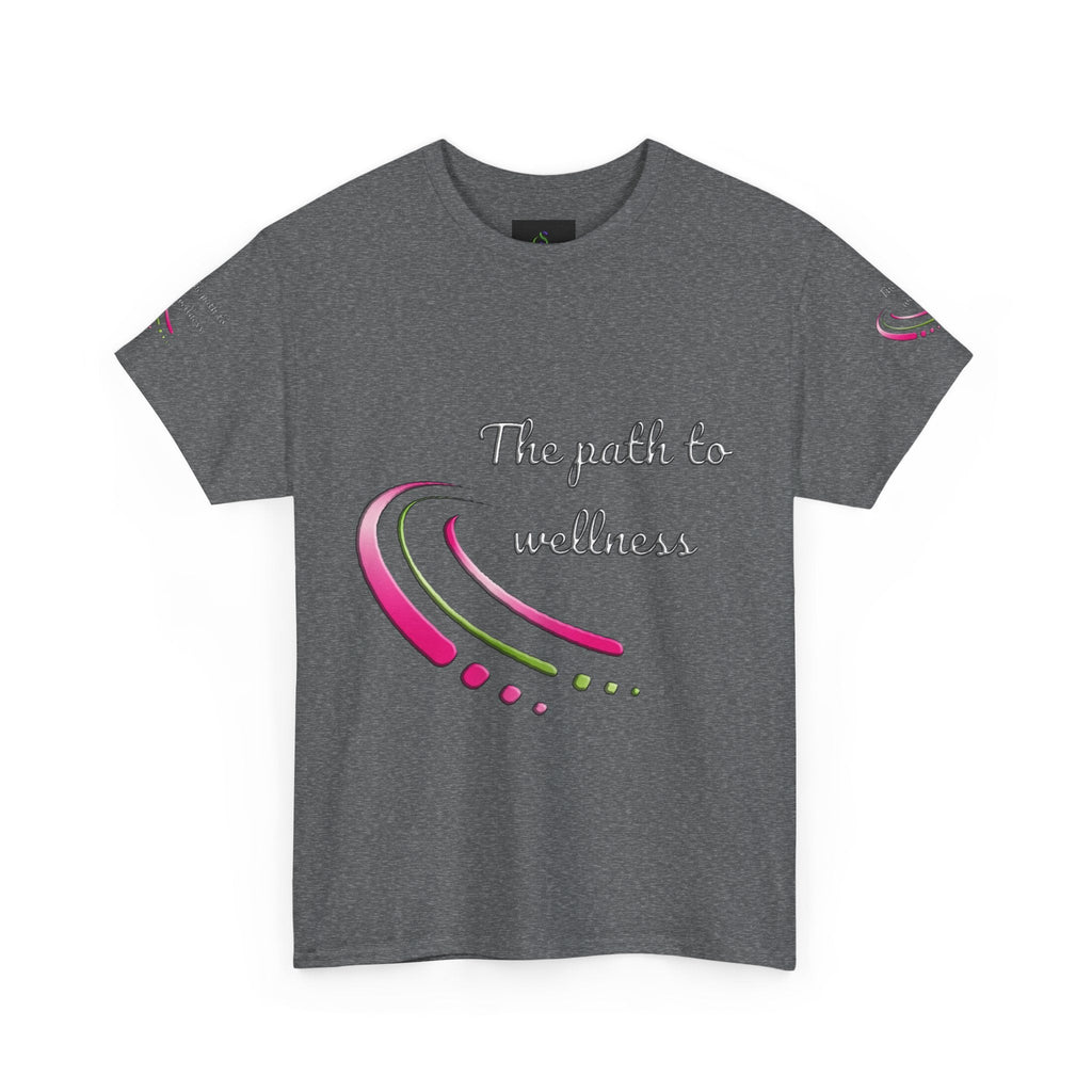 Unisex Welllness Heavy Cotton T-shirt - The Path To Wellness  Everyday