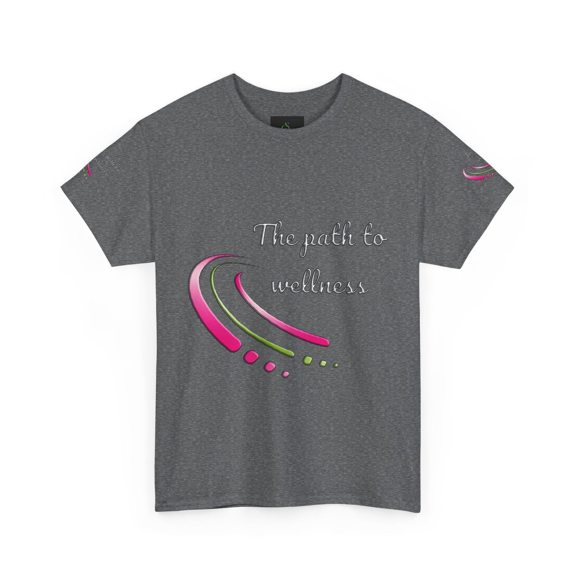 Unisex Welllness Heavy Cotton T-shirt - The Path To Wellness  Everyday