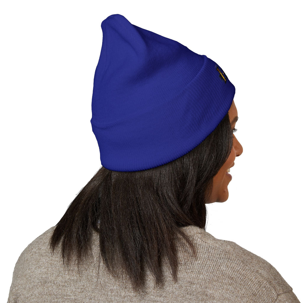 I AM Embroidered Classic Cuffed Beanie - Cozy Winter Headwear
