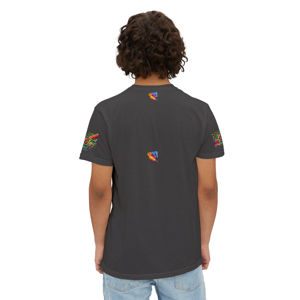 Unisex Garment-Dyed Pocket t-shirt -  Beauty - In Simple Design