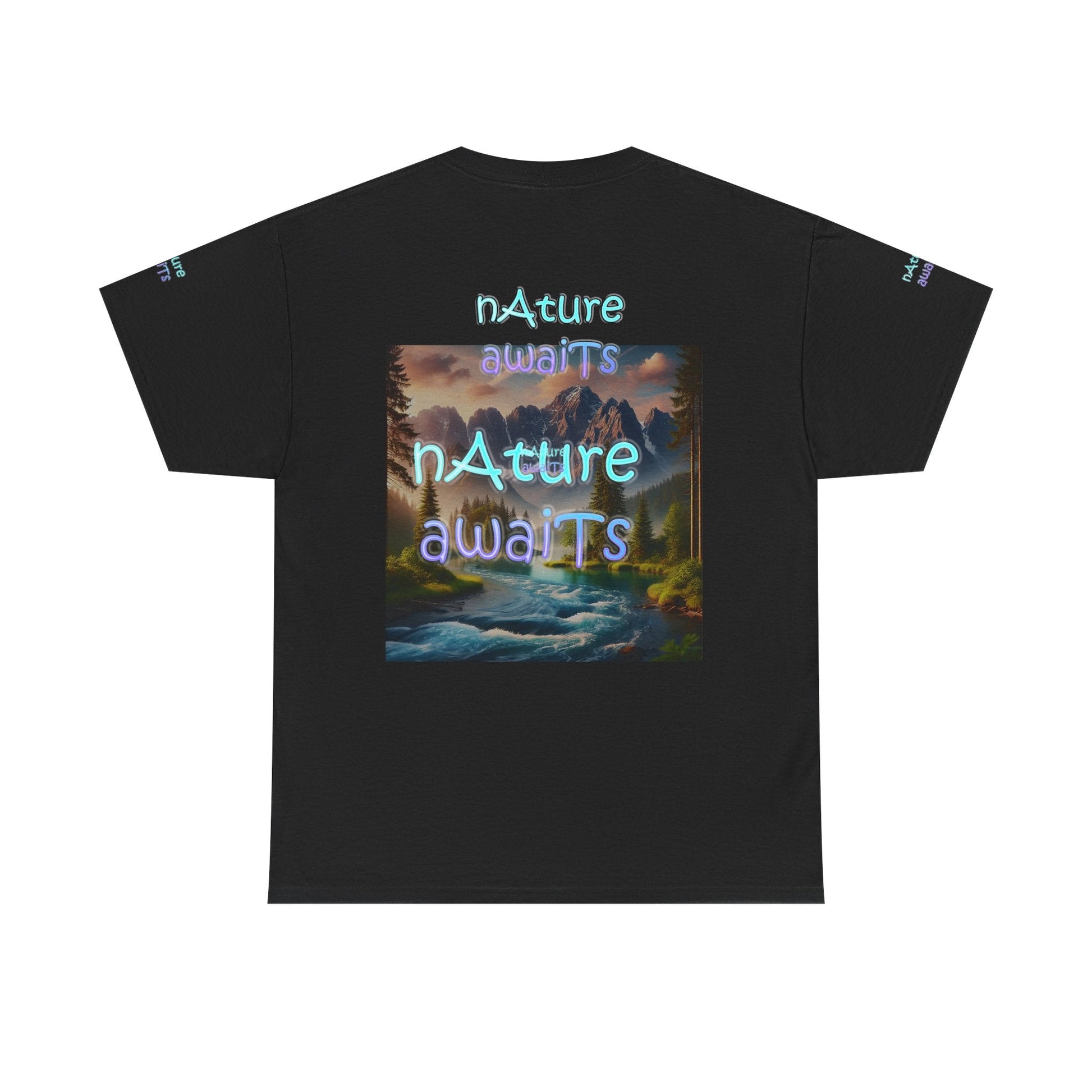 Unisex Heavy Cotton t-shirt Nature Awaits t-shirt for Comfort & Style