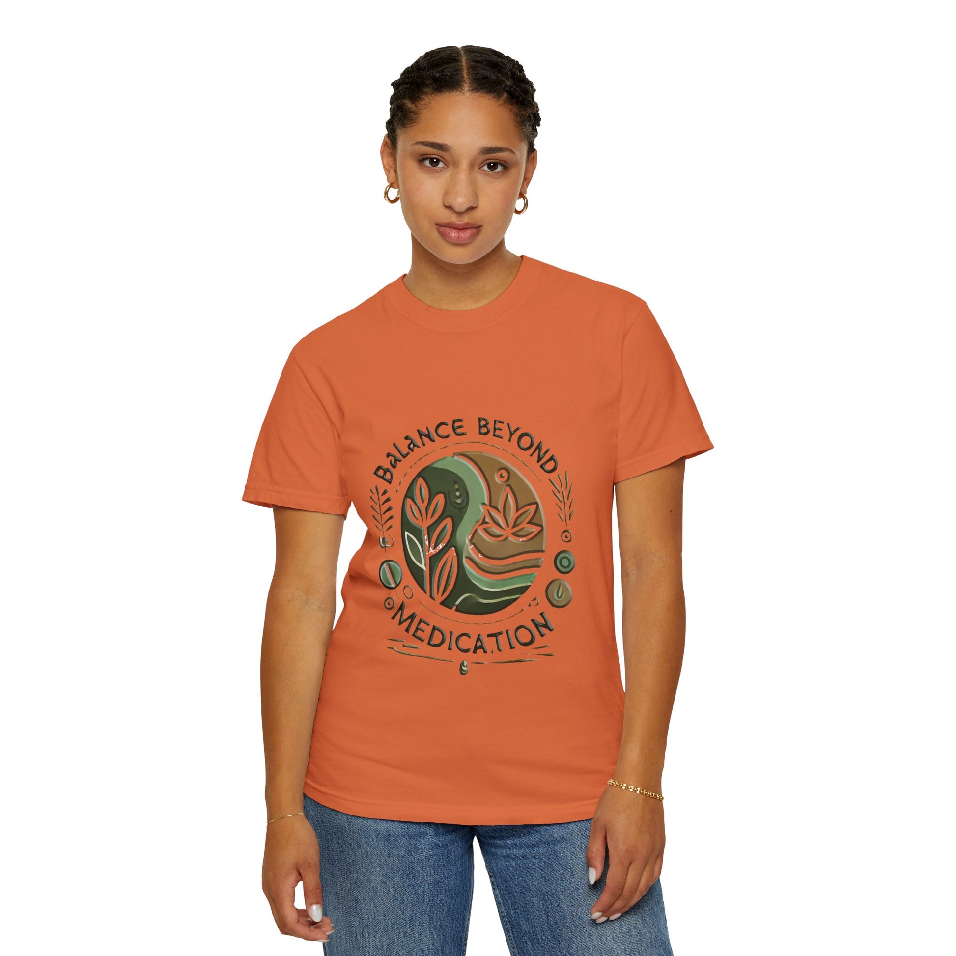 Balance Beyond Medication Unisex Garment-Dyed T-Shirt