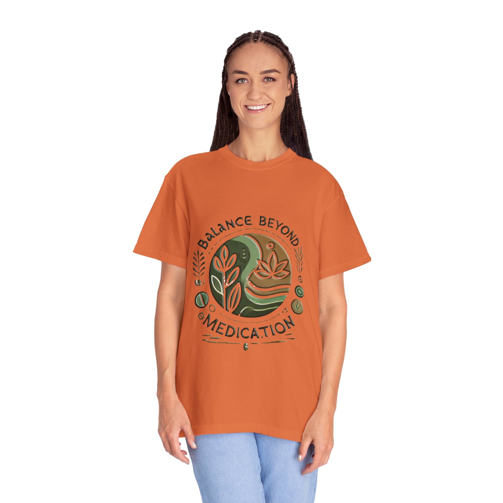 Balance Beyond Medication Unisex Garment-Dyed T-Shirt