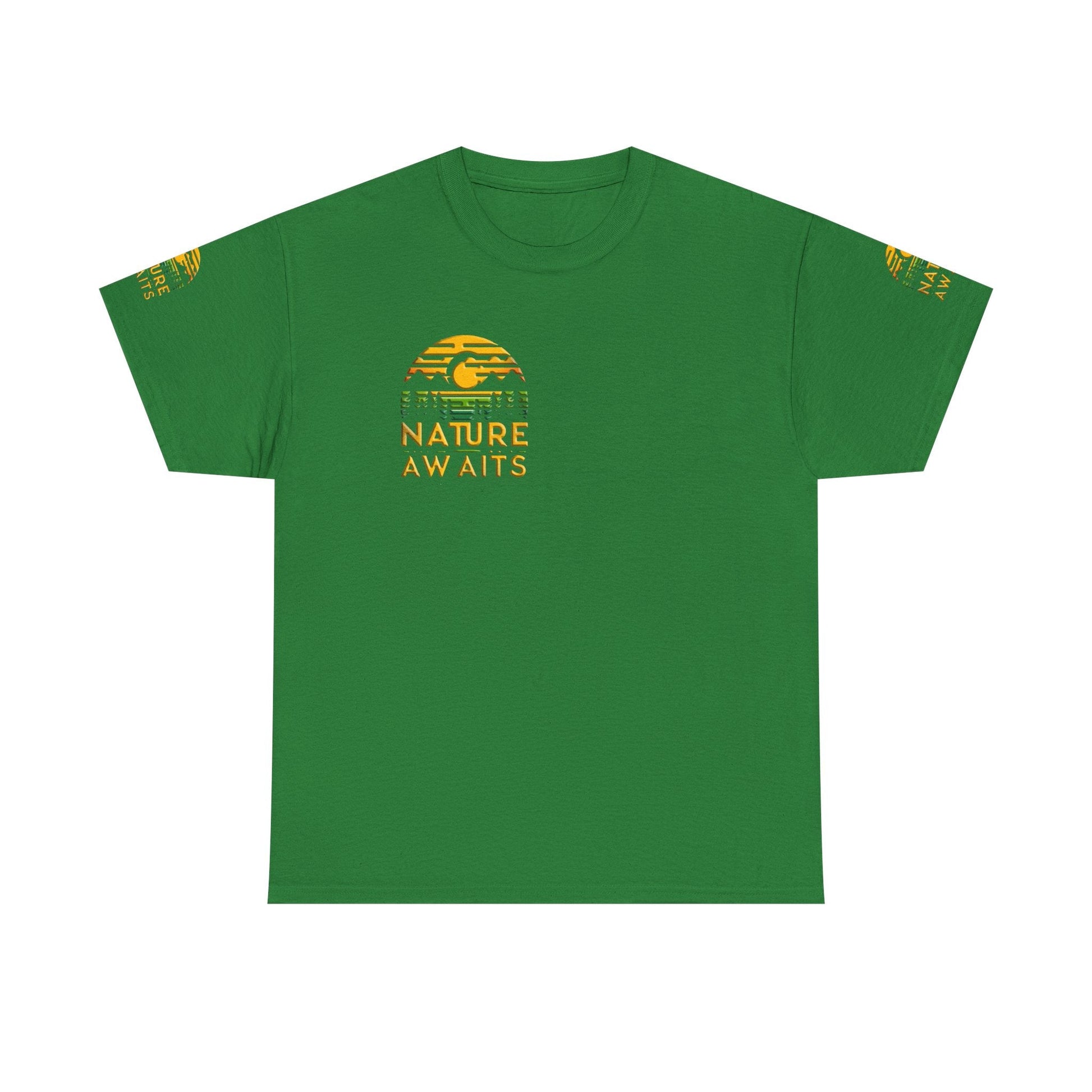 Unisex Heavy Cotton t-shirt nature Awaits t-shirt for Durability
