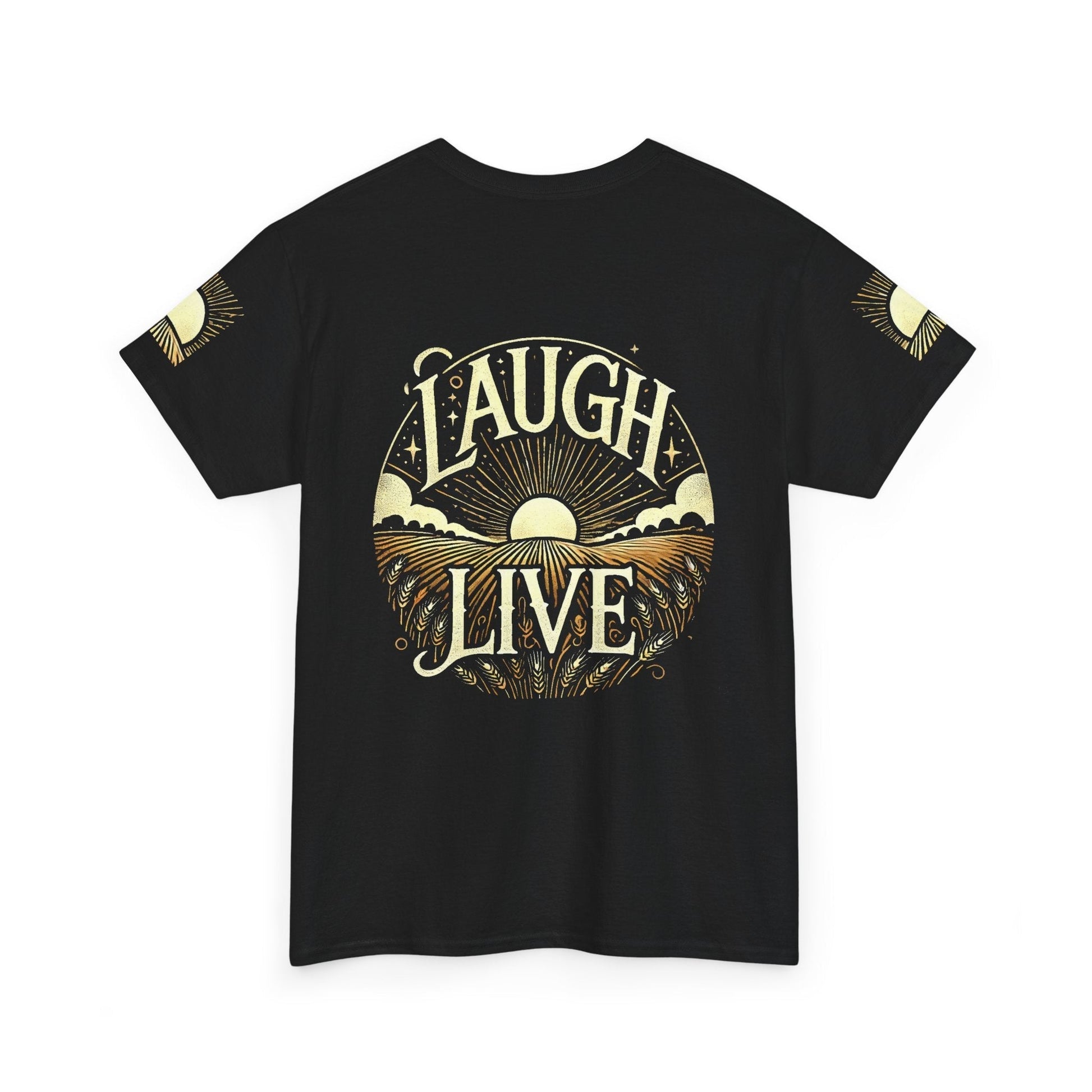 Unisex Heavy Cotton T-shirt - Laugh Live II  Built for Everyday Style