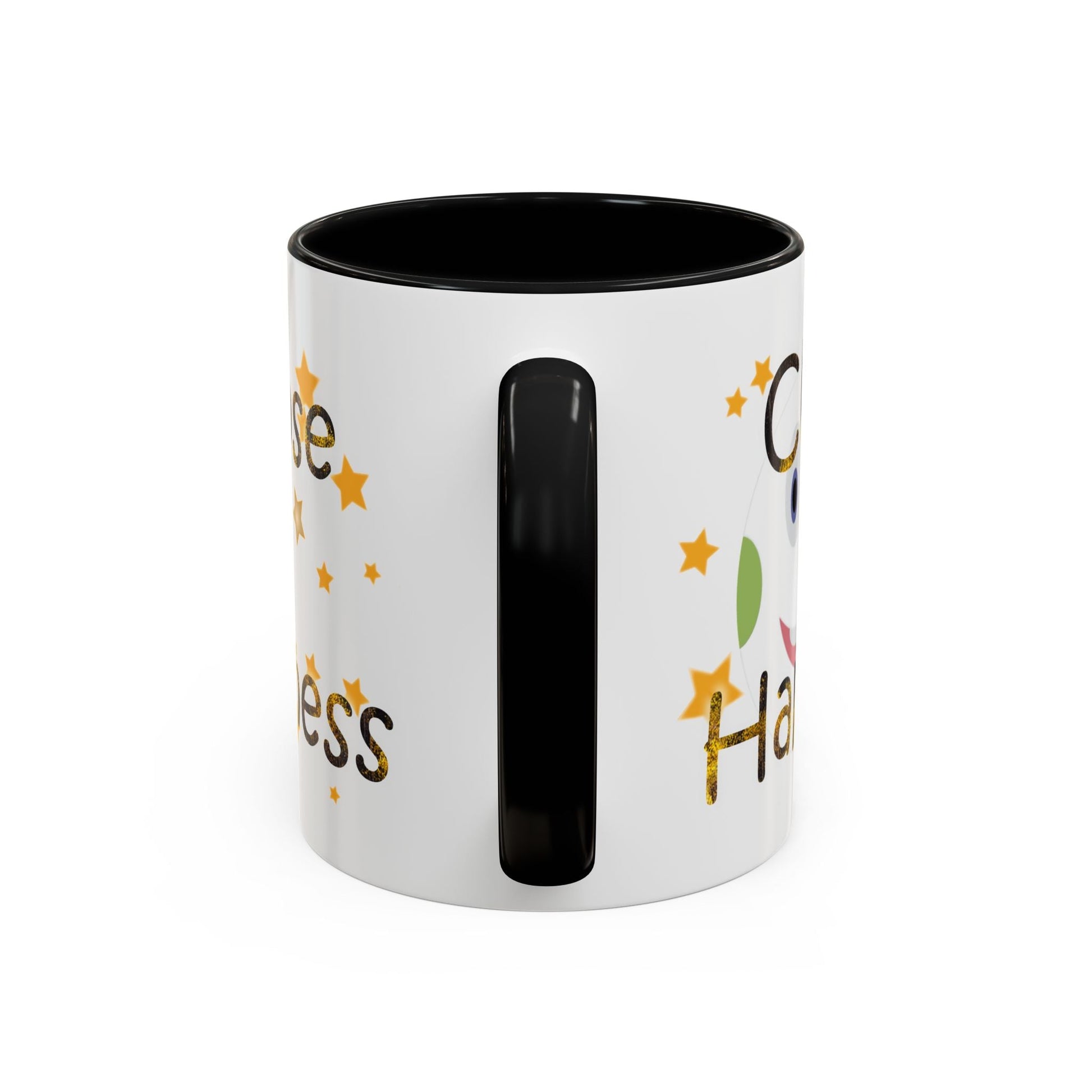 Accent Coffee Mug - Stylish Ceramic Mug 11 & 15oz Bold Color Contrast