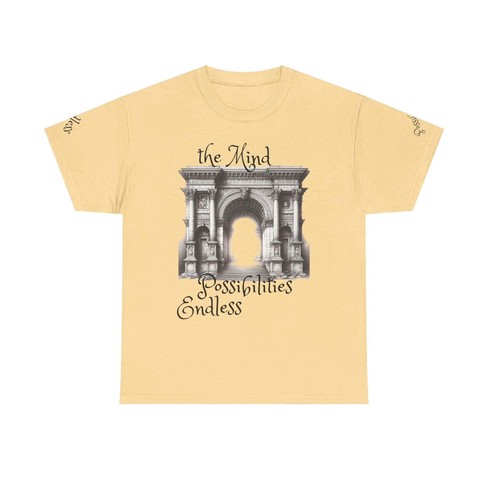 Unisex Heavy Cotton T-shirt - The Mind - Endless Possibilities Endless