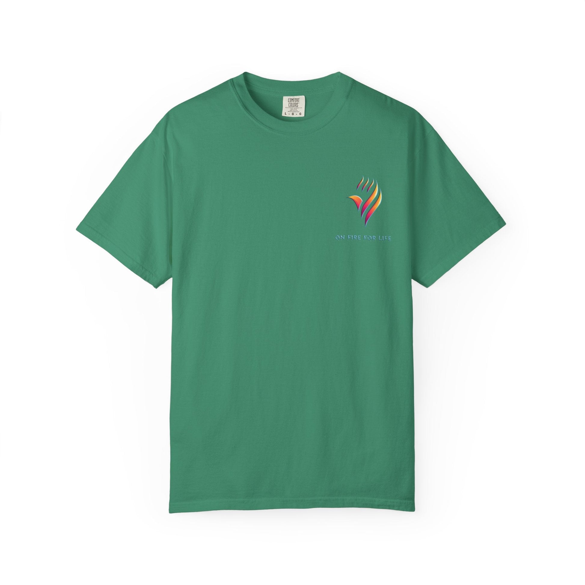 Unisex Garment-Dyed T-shirt - On Fire for Life Ethically Made