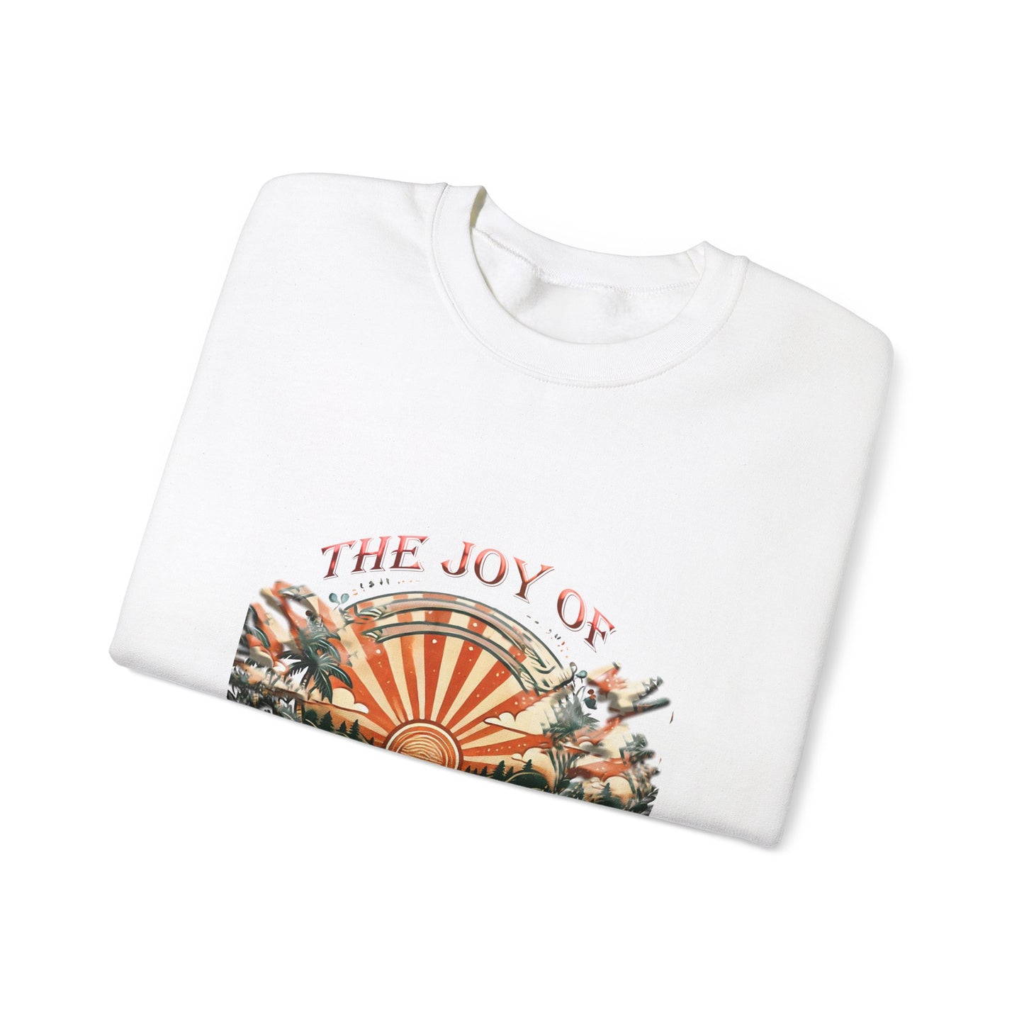 Unisex Heavy Blend™ Crewneck Sweatshirt" The Joy Of Living a Day"