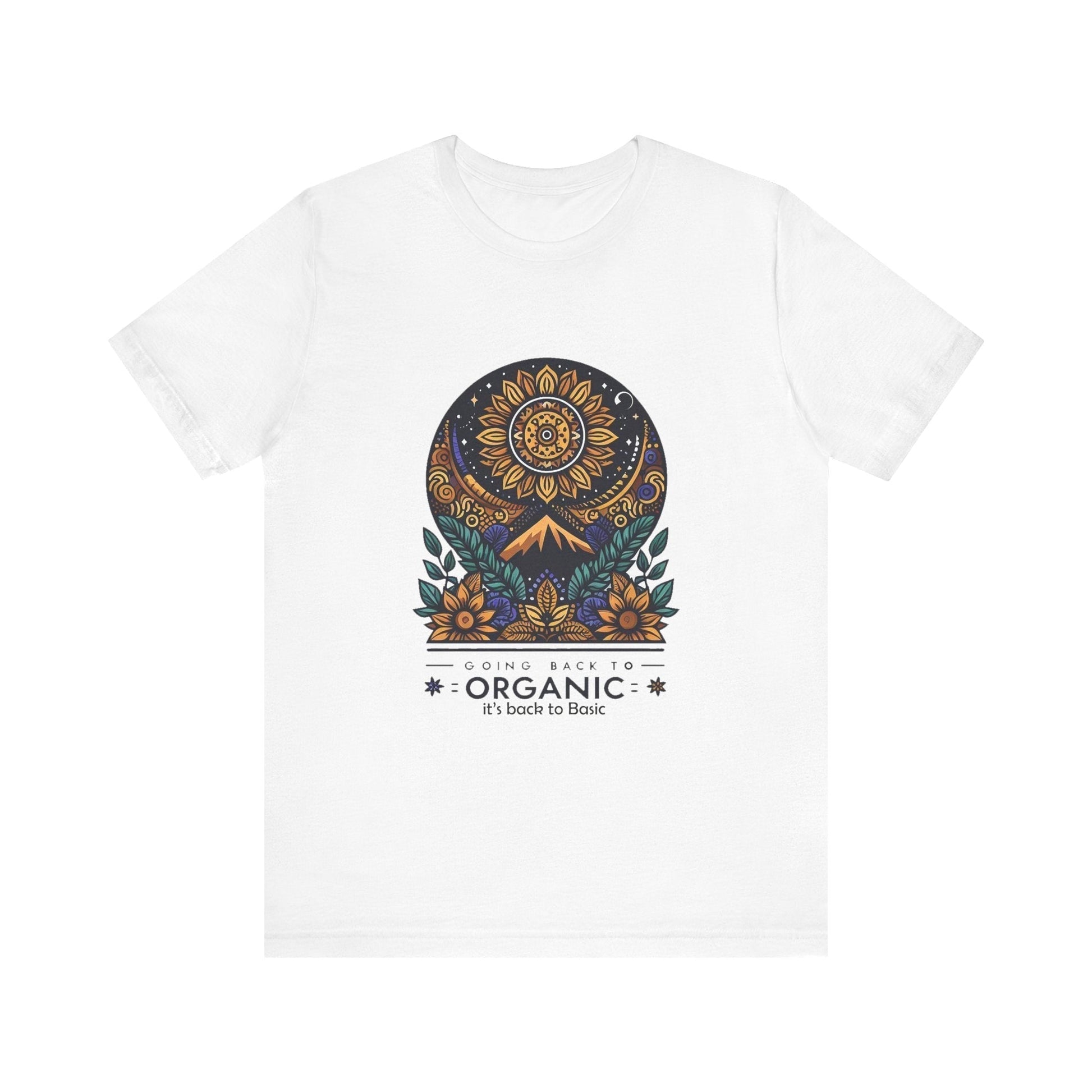 Unisex Jersey Short Sleeve T-shirt - Going Back to Basic Going Organic