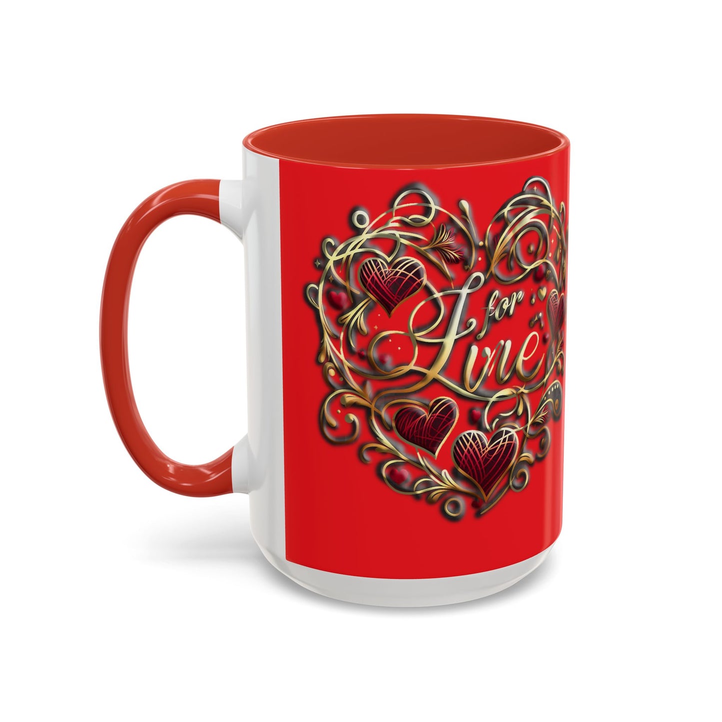 Copy of Accent Coffee Mug (11, 15oz) Valentine Mug Mixed