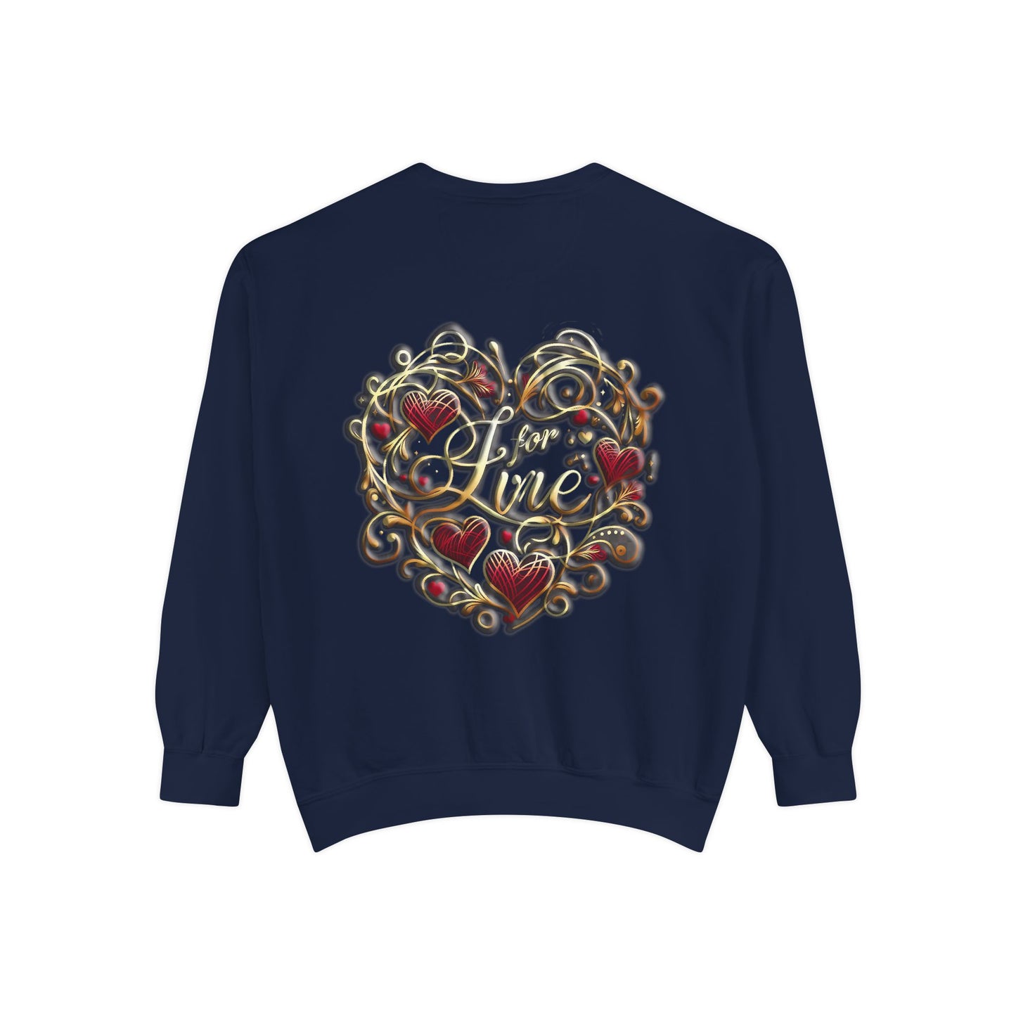 Unisex Garment-Dyed Sweatshirt " Love For Me?