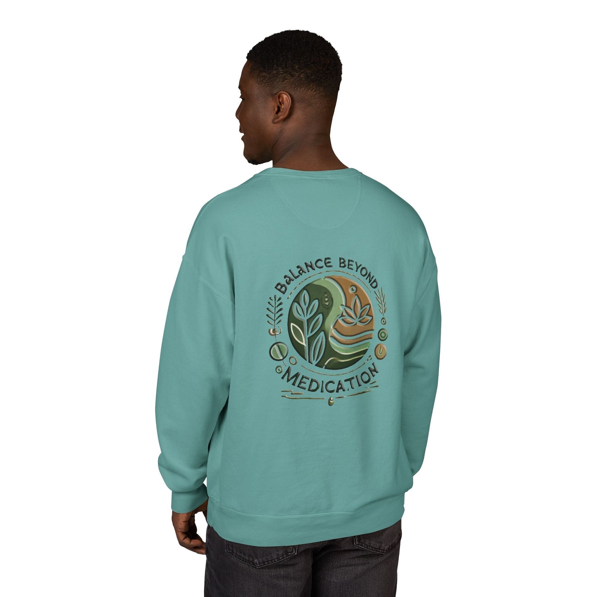 Unisex ComfortWash Garment Dyed - Crewneck Balance Beyond Medication