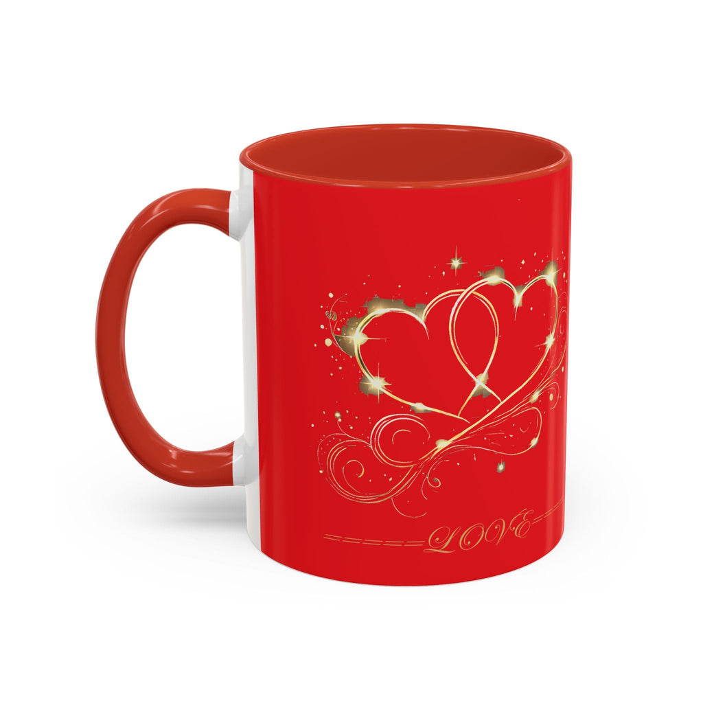 Accent Coffee Mug - (11, 15oz) Valentine Mug Special Bold Color