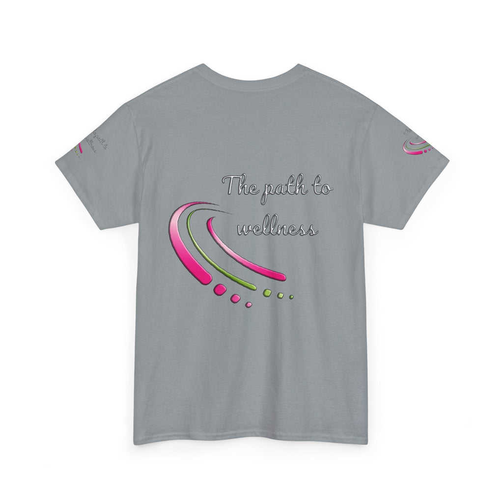 Unisex Welllness Heavy Cotton T-shirt - The Path To Wellness  Everyday