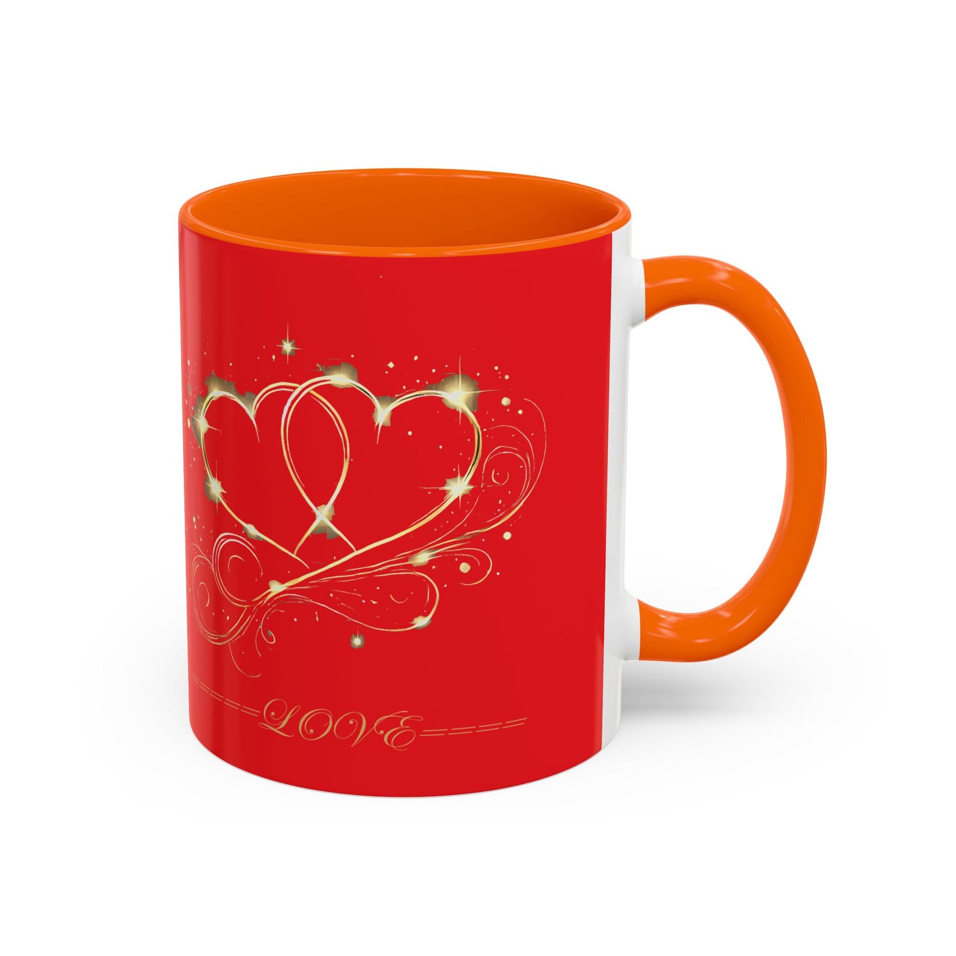 Accent Coffee Mug - (11, 15oz) Valentine Mug Special Bold Color