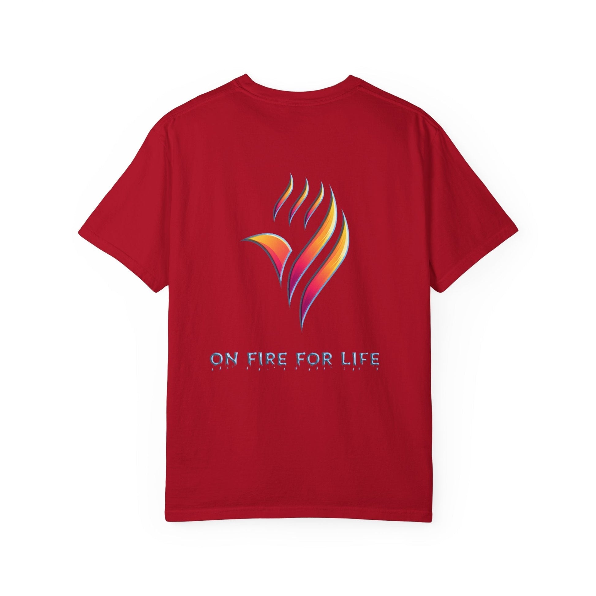 Unisex Garment-Dyed T-shirt - On Fire for Life Ethically Made