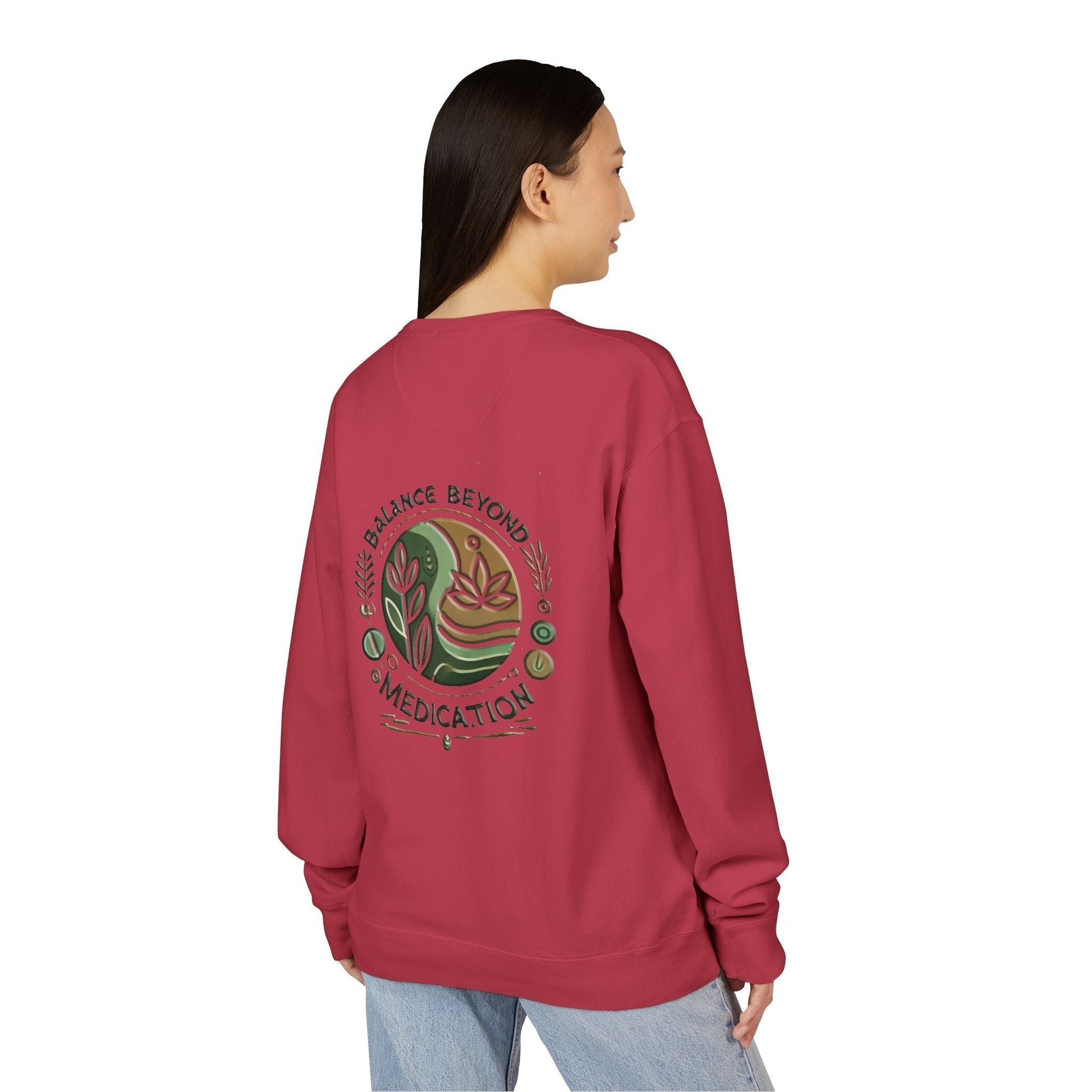 Unisex ComfortWash Garment Dyed - Crewneck Balance Beyond Medication