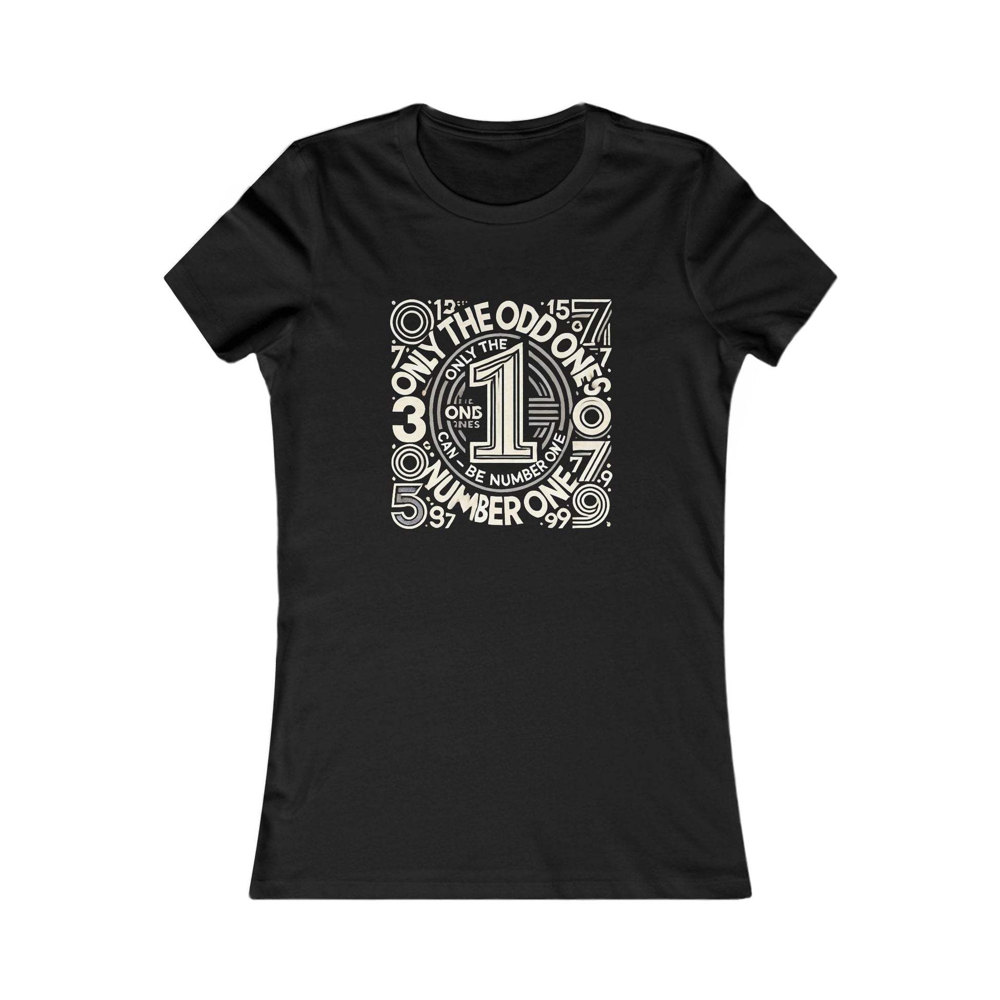 Colorful Womens Favorite T-shirt - Number One Design Only The Odd Ones