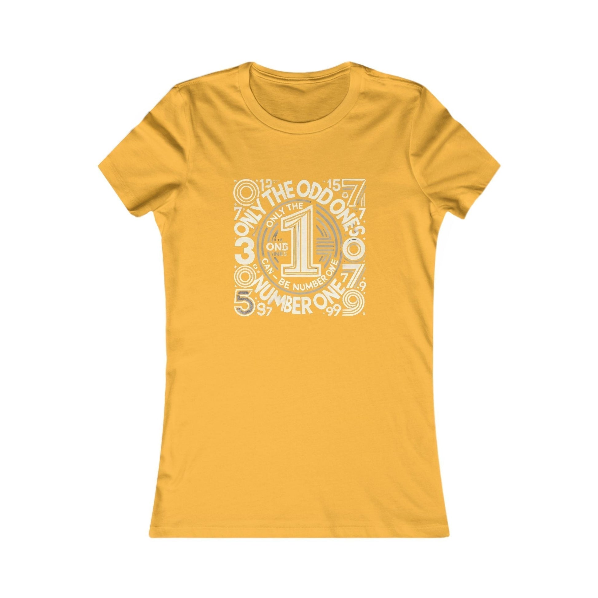 Colorful Womens Favorite T-shirt - Number One Design Only The Odd Ones