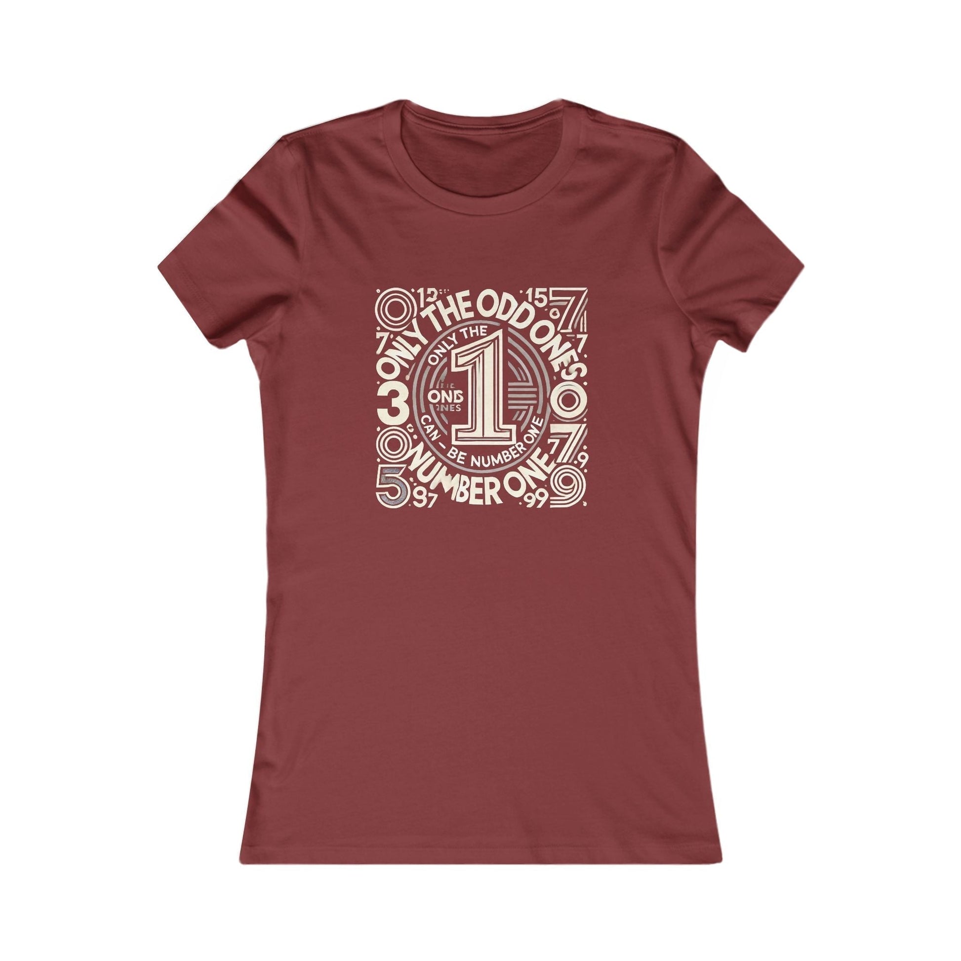 Colorful Womens Favorite T-shirt - Number One Design Only The Odd Ones