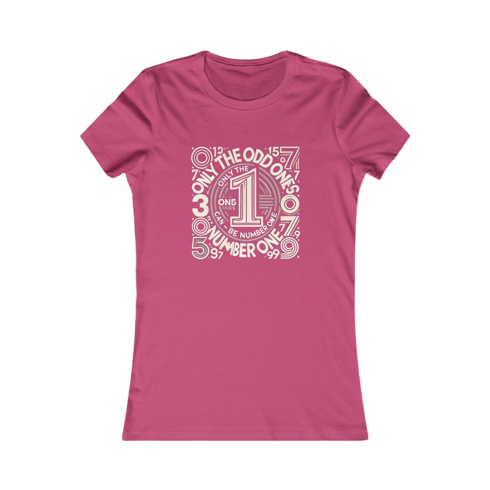 Colorful Womens Favorite T-shirt - Number One Design Only The Odd Ones
