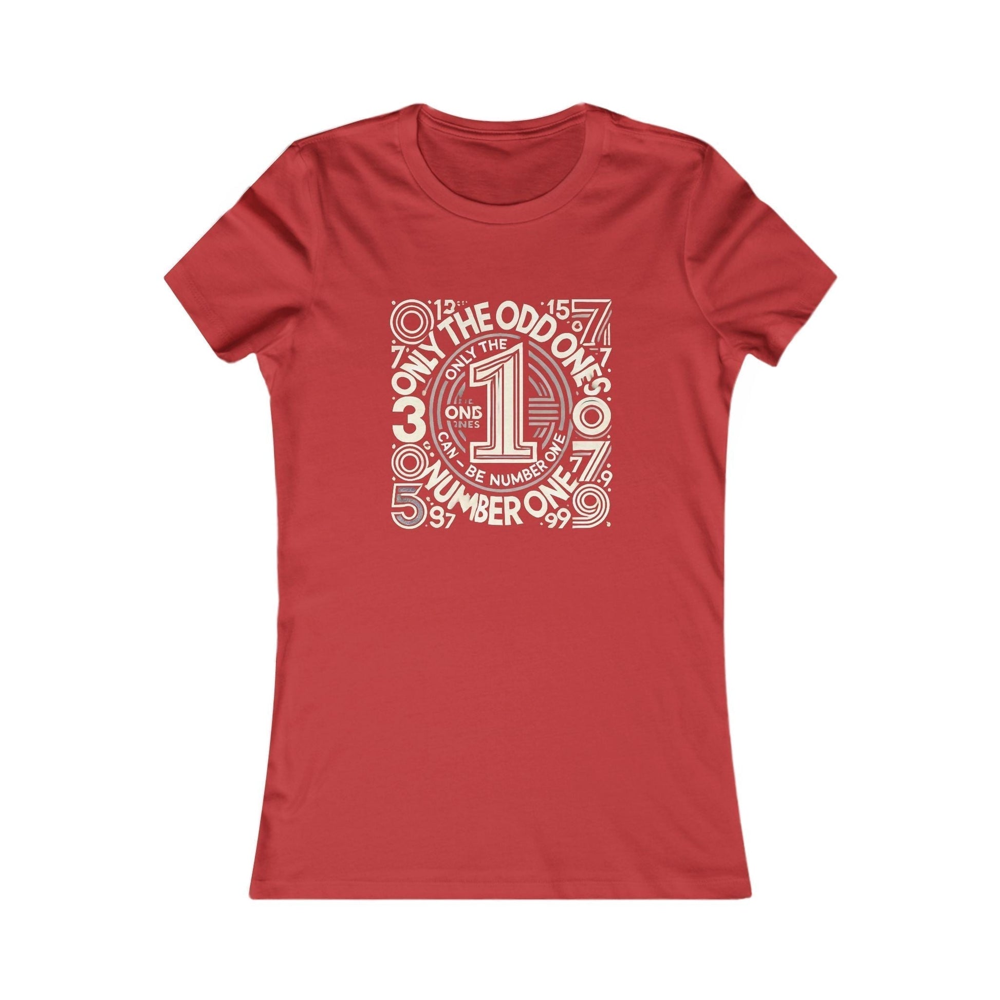 Colorful Womens Favorite T-shirt - Number One Design Only The Odd Ones