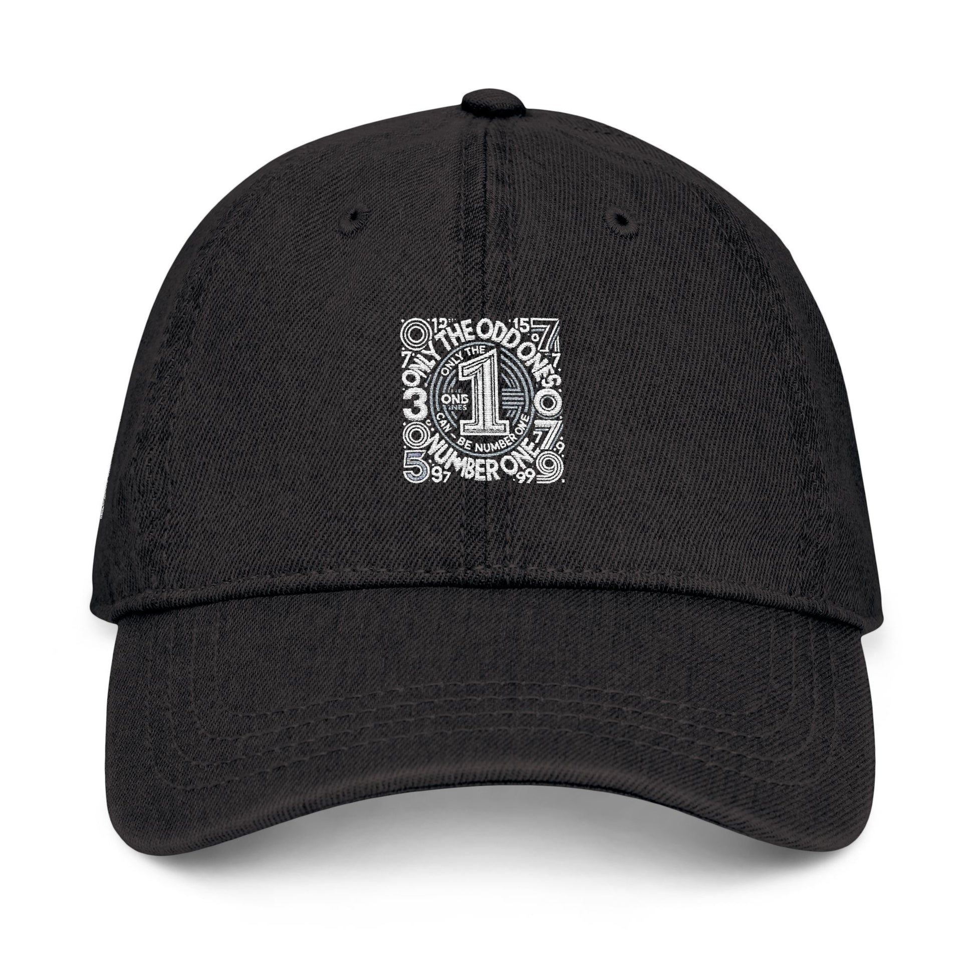 Unique Embroidered Denim Hat-Celebrate Individuality! Only the Odd Ones