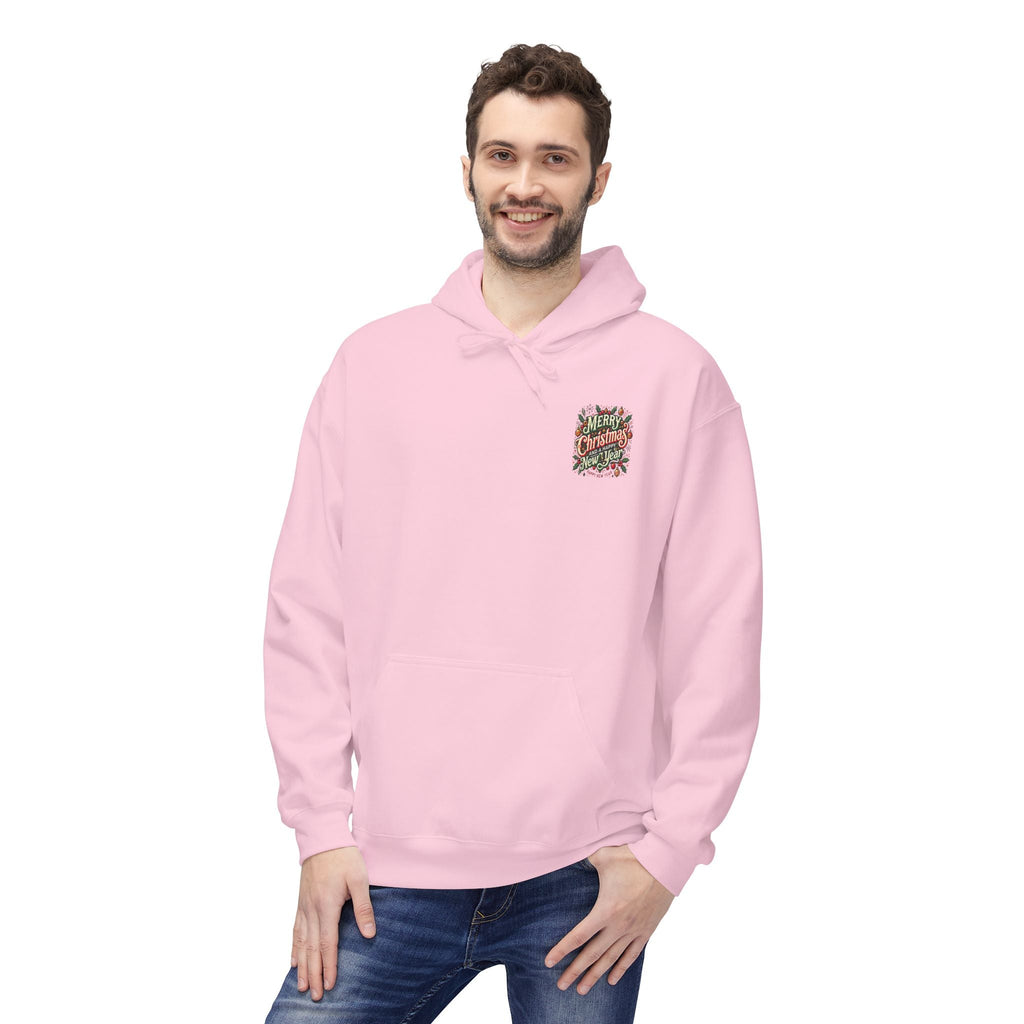Unisex Midweight Softstyle Fleece Hoodie -  Christmas Holiday Cheer