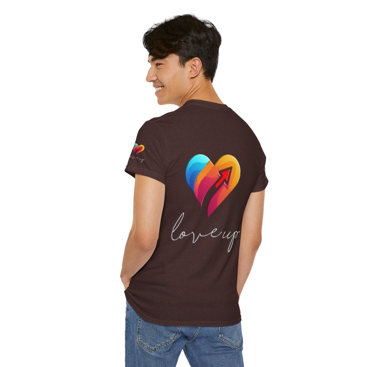 Unisex Heavy Cotton T-shirt - Love's Up Premium Comfort & Timeless