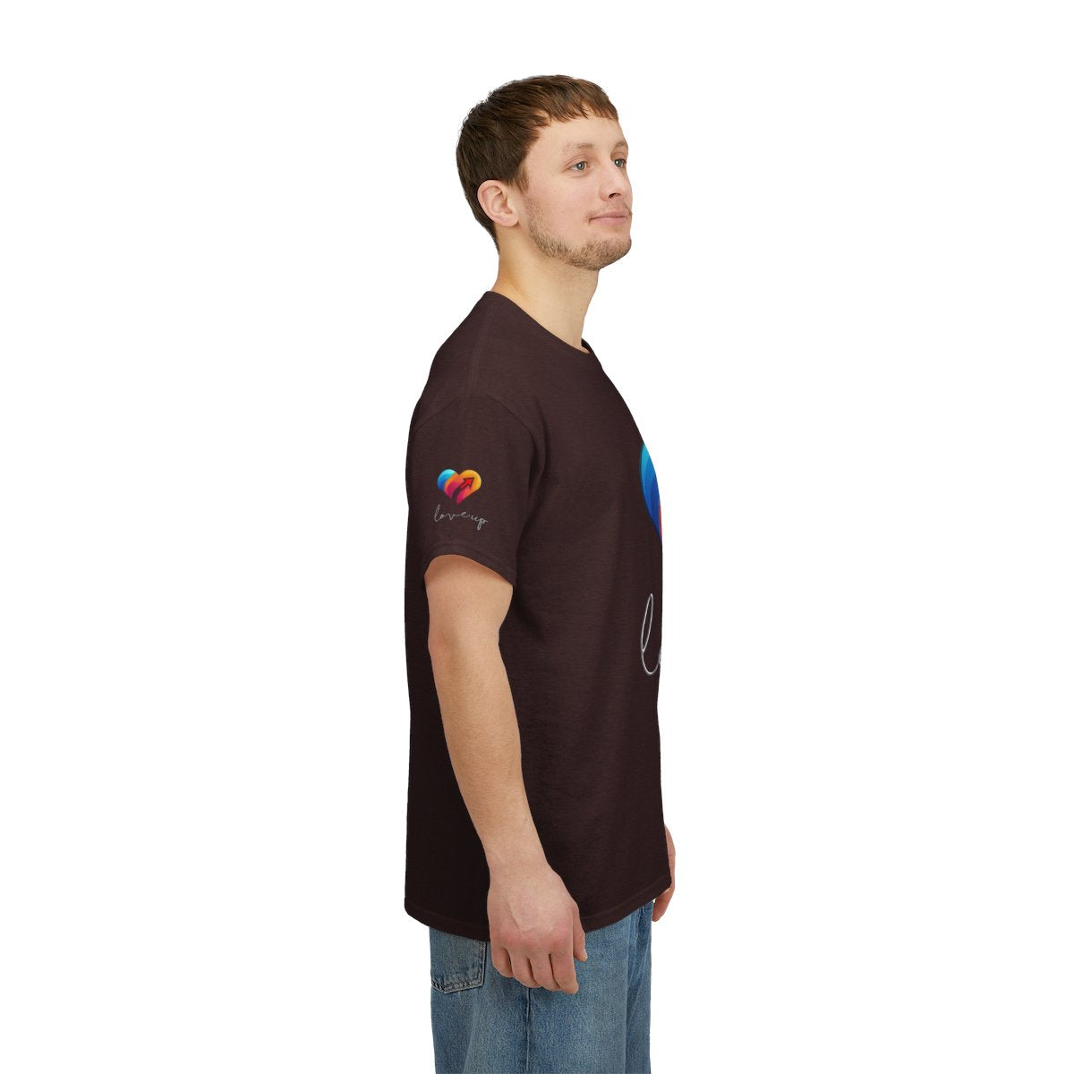 Unisex Heavy Cotton T-shirt - Love's Up Premium Comfort & Timeless
